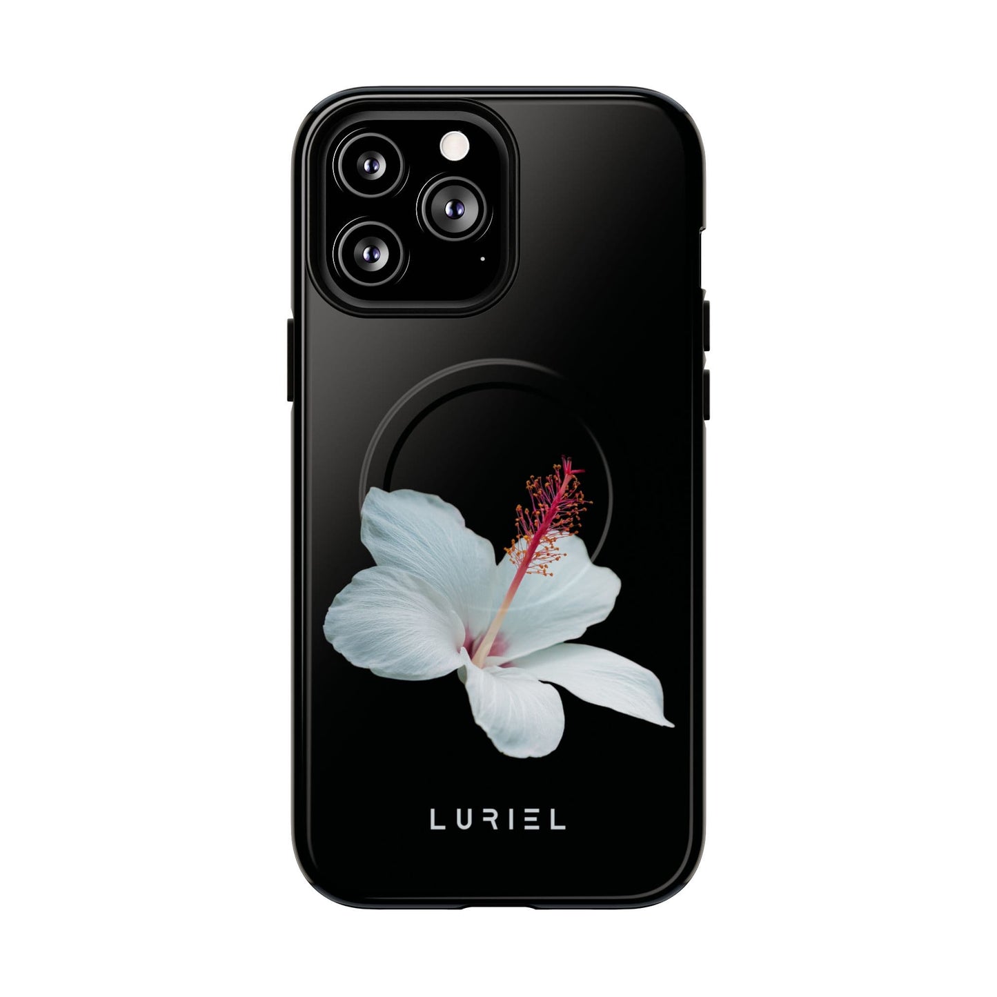 Phone Case White Hibiscus Floral Tough Magsafe Case White Hibiscus Floral Tough Magsafe Case