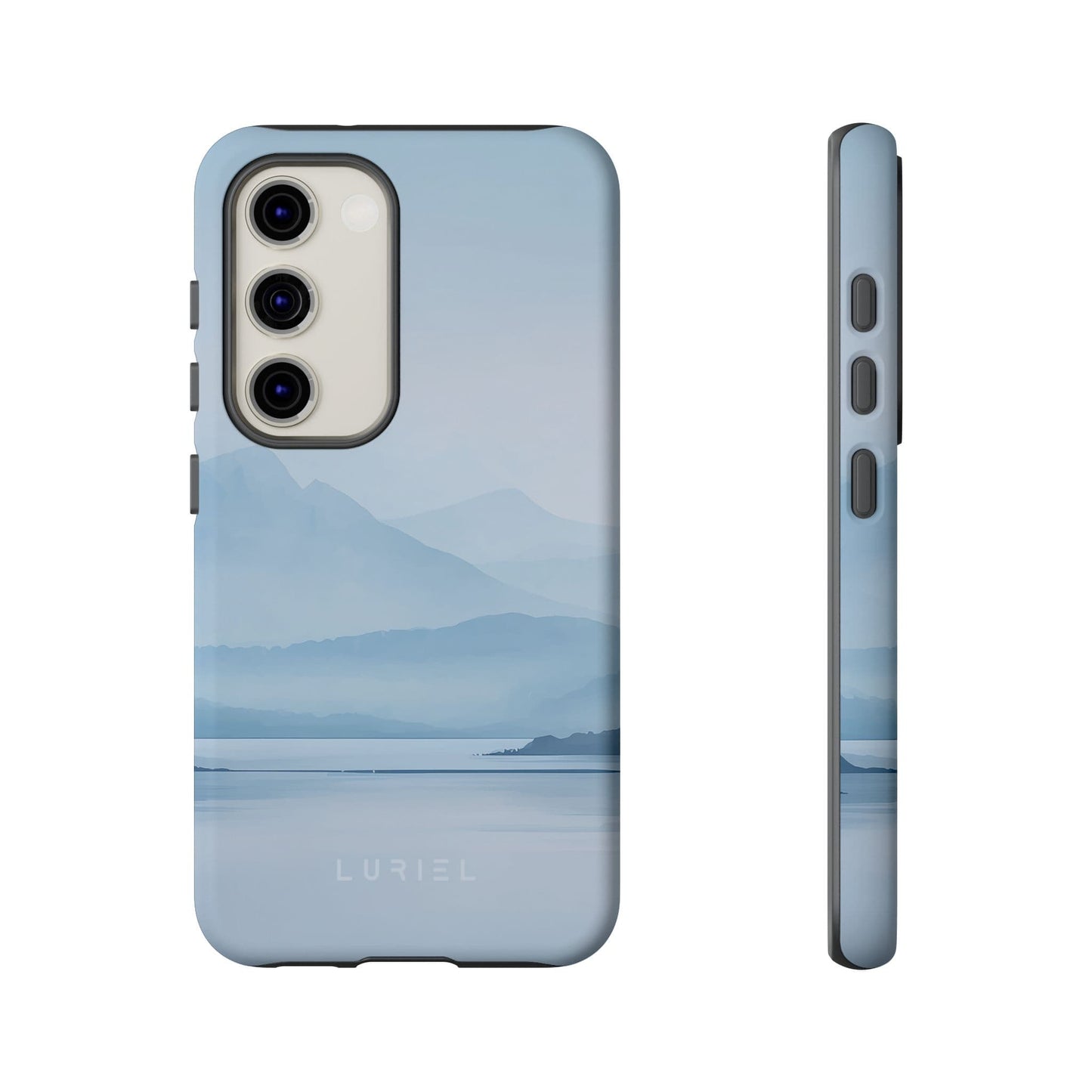 Phone Case Misty Blue Mountain Lake Tough Phone Case Misty Blue Mountain Lake Tough Phone Case