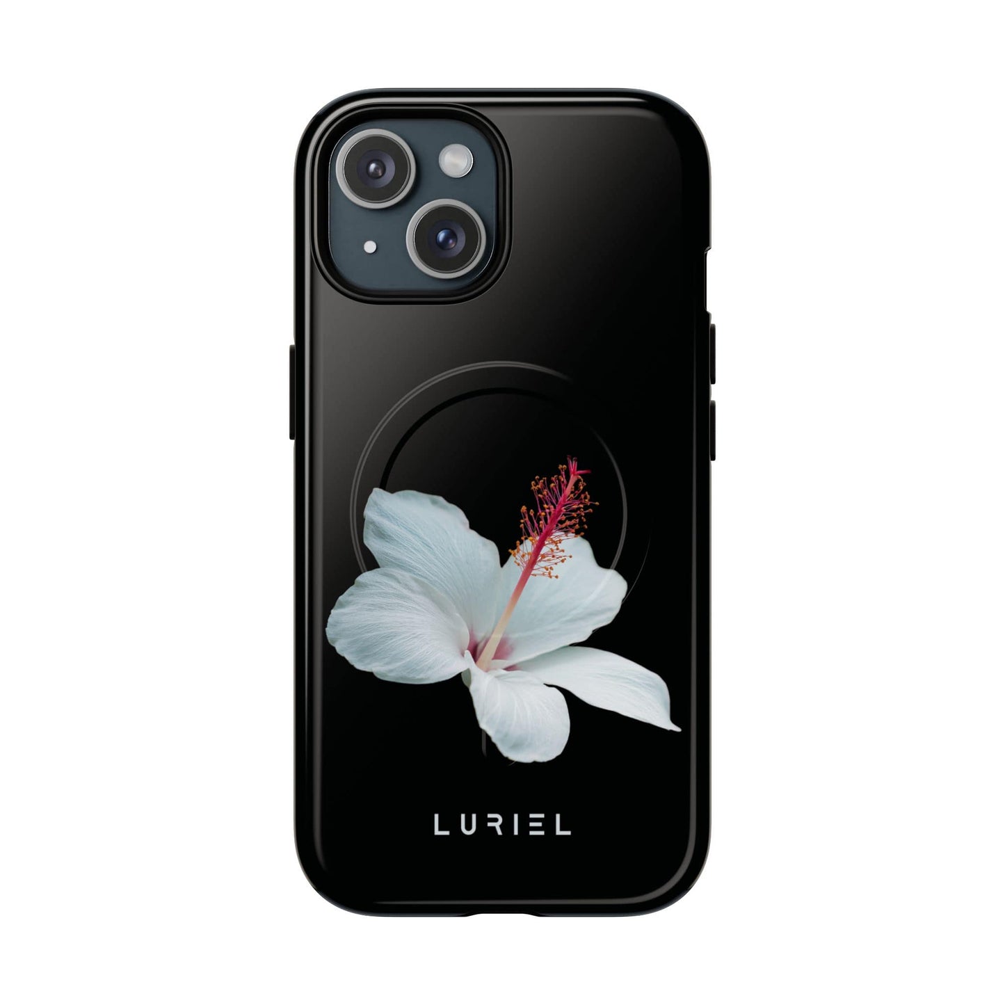 Phone Case White Hibiscus Floral Tough Magsafe Case White Hibiscus Floral Tough Magsafe Case