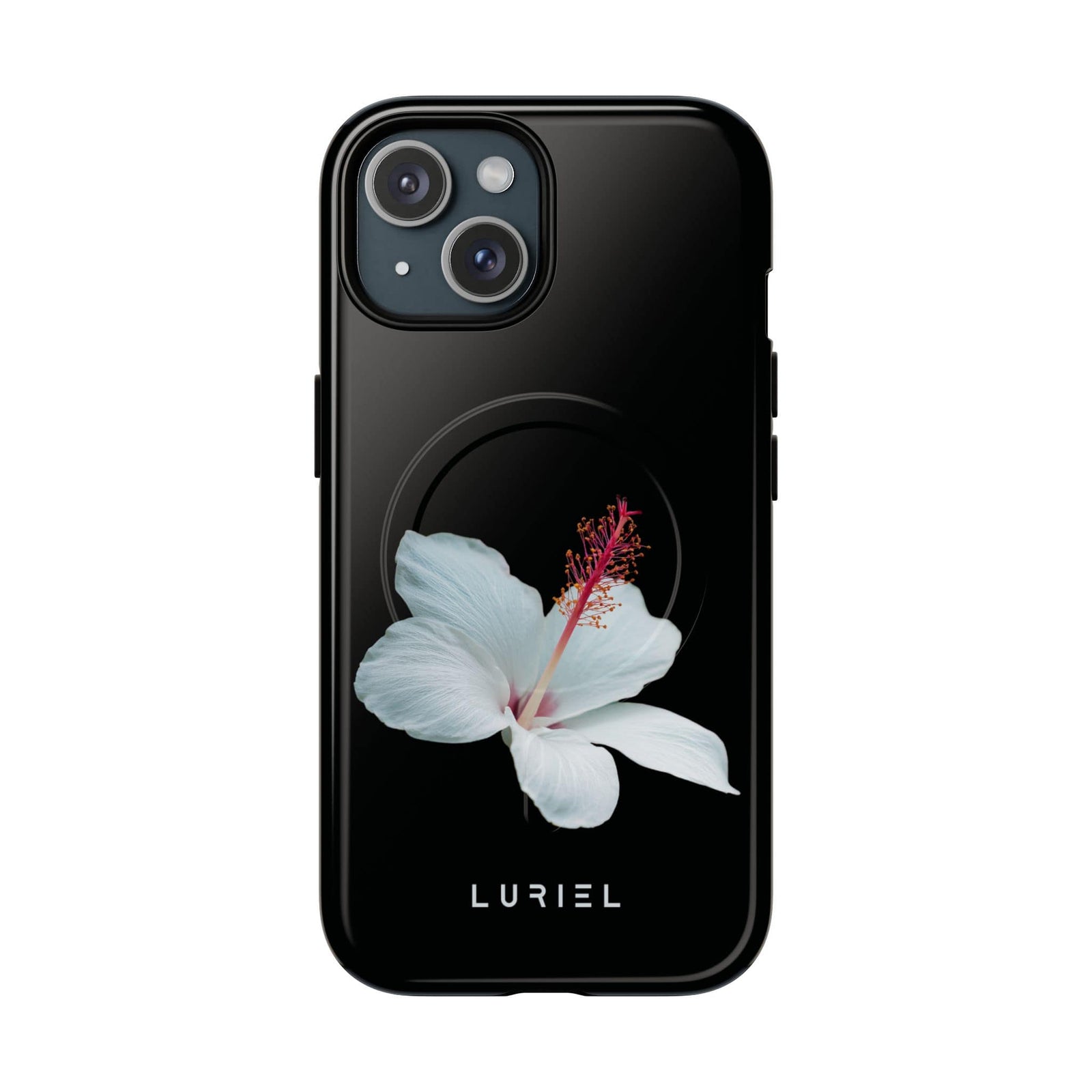 Phone Case White Hibiscus Floral Tough Magsafe Case White Hibiscus Floral Tough Magsafe Case