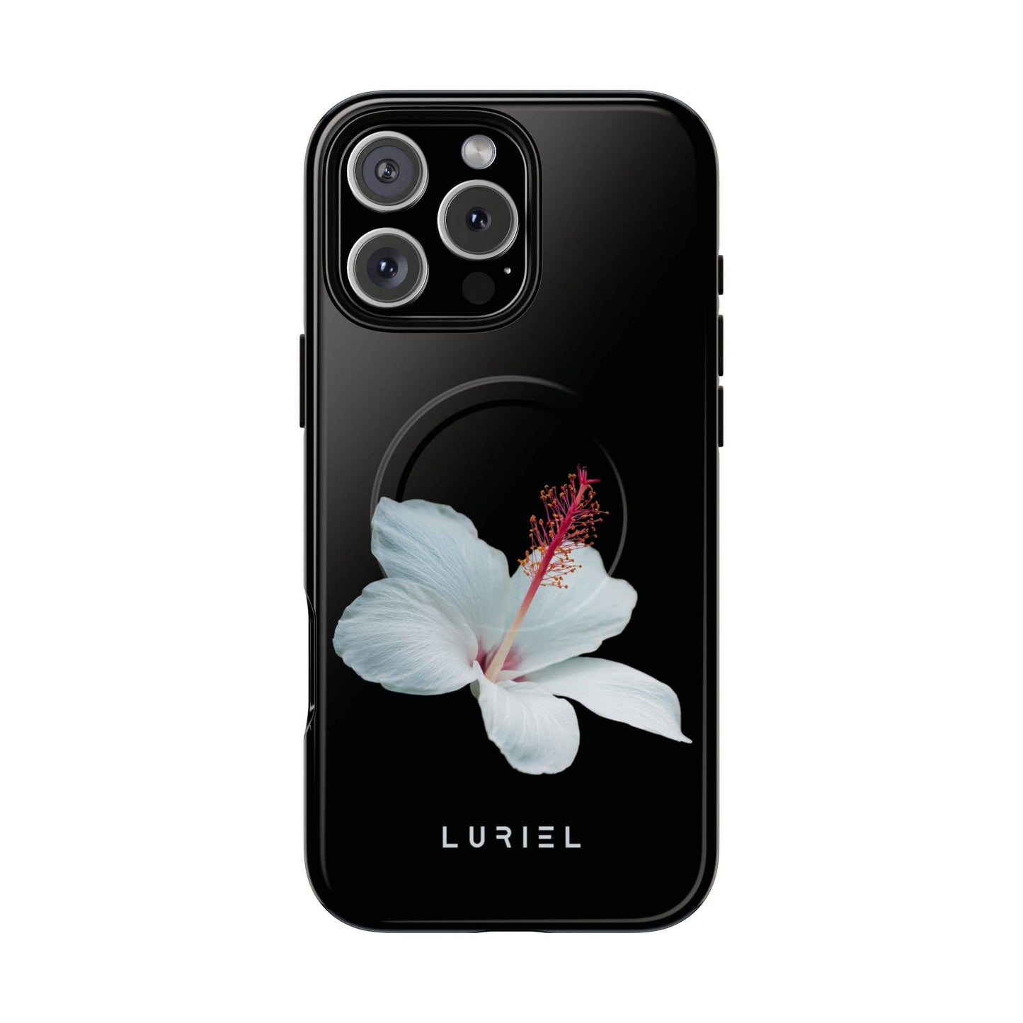 Phone Case White Hibiscus Floral Tough Magsafe Case White Hibiscus Floral Tough Magsafe Case