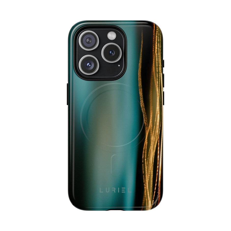 Phone Case Teal Lights Tough Magsafe Case Teal Lights Tough Magsafe Case