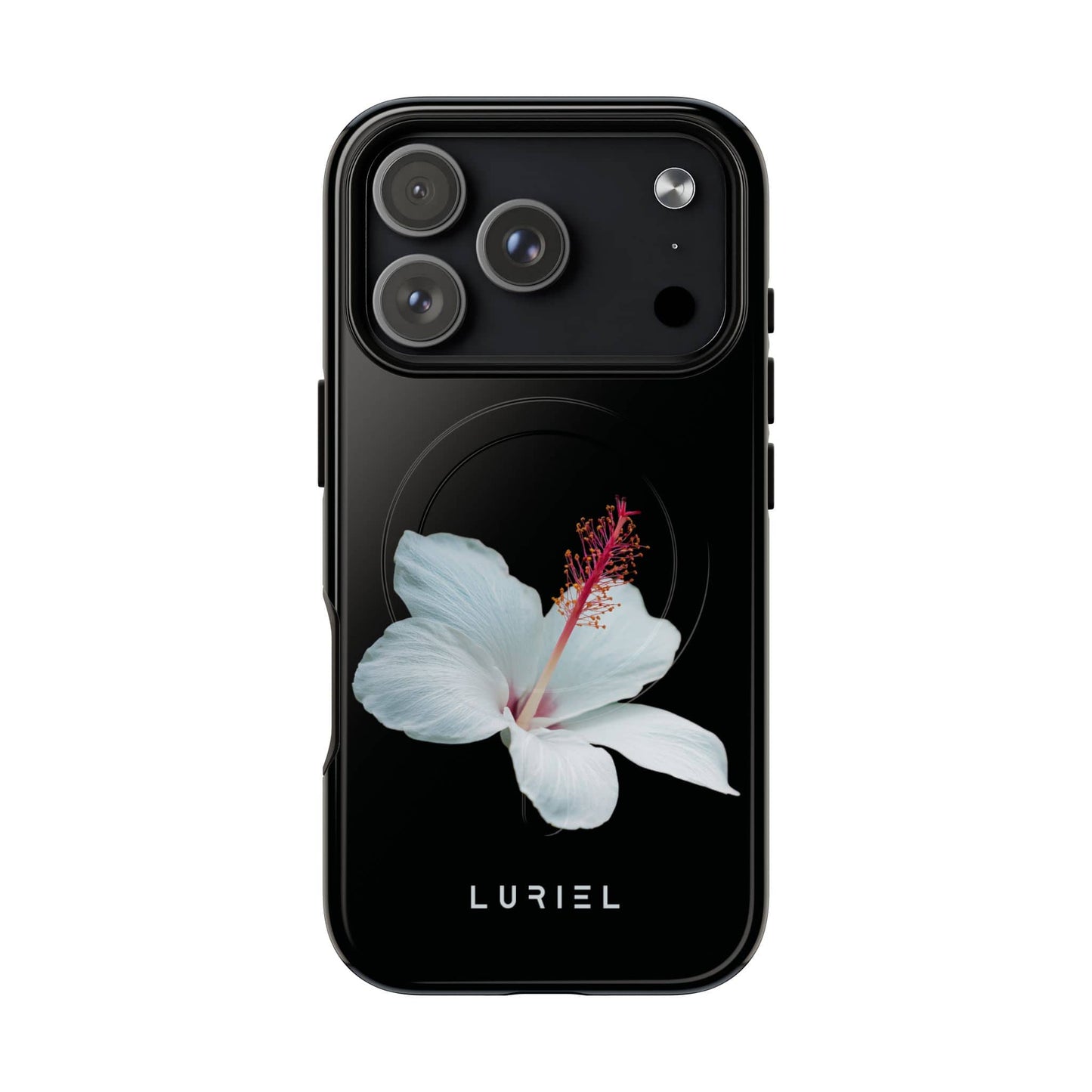 Phone Case White Hibiscus Floral Tough Magsafe Case White Hibiscus Floral Tough Magsafe Case
