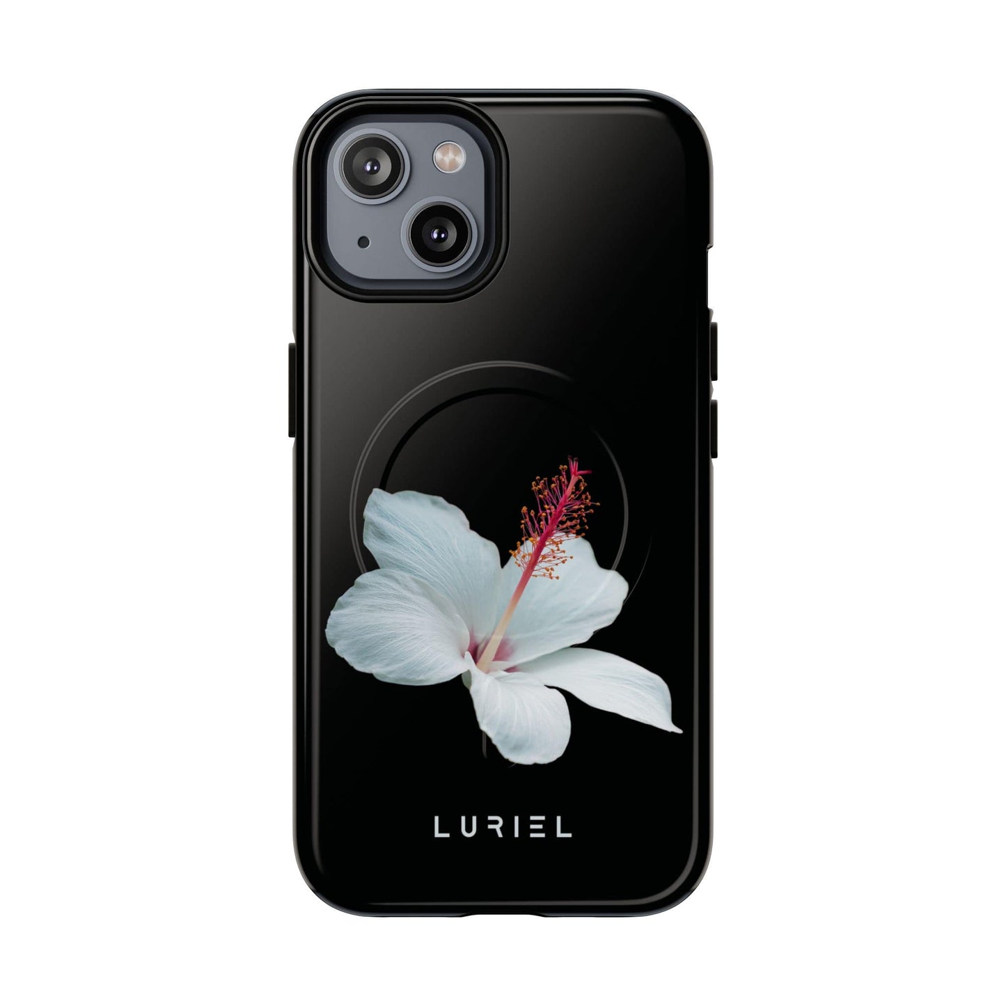 Phone Case White Hibiscus Floral Tough Magsafe Case White Hibiscus Floral Tough Magsafe Case