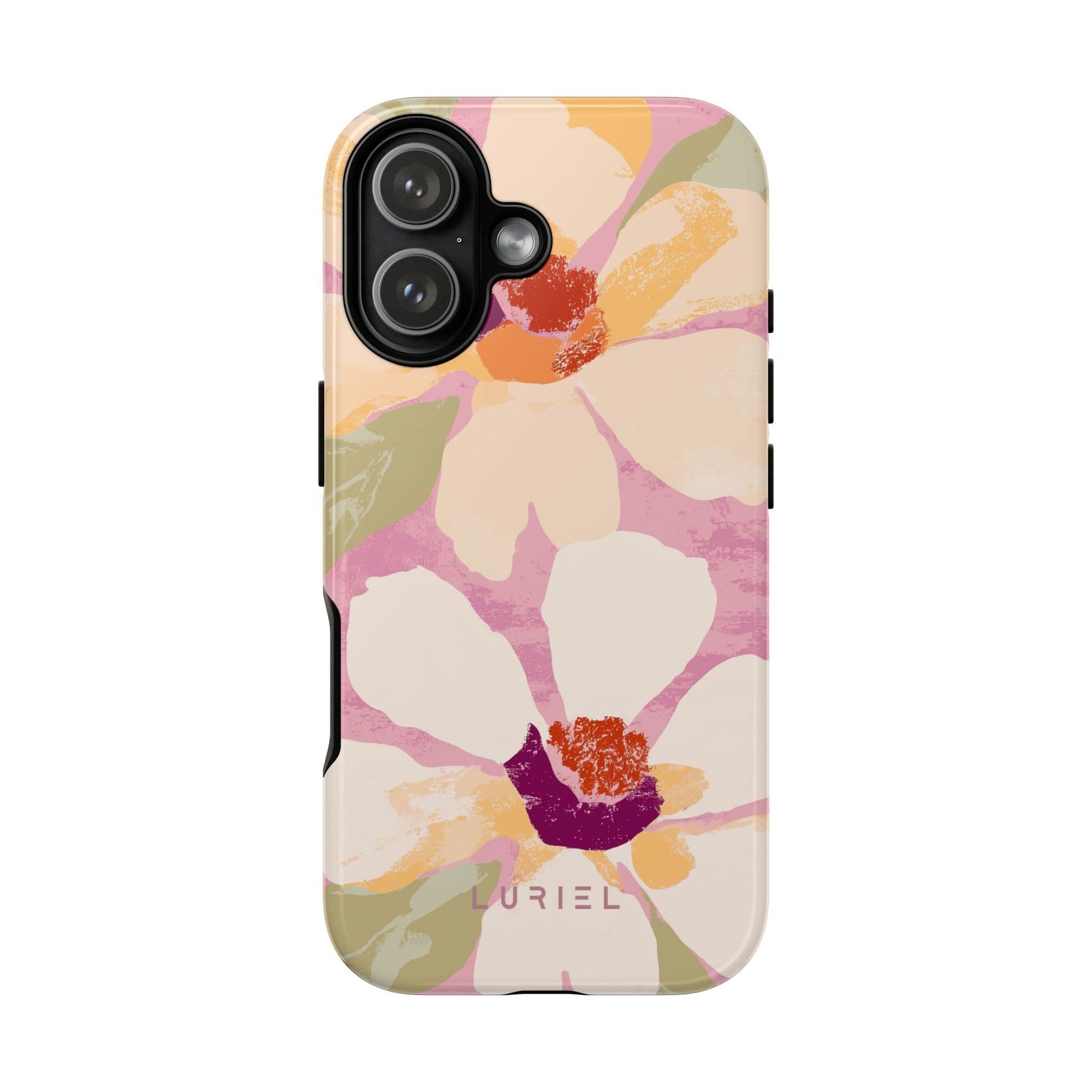 Phone Case Pink Floral Watercolor Tough Phone Case Pink Floral Watercolor Tough Phone Case