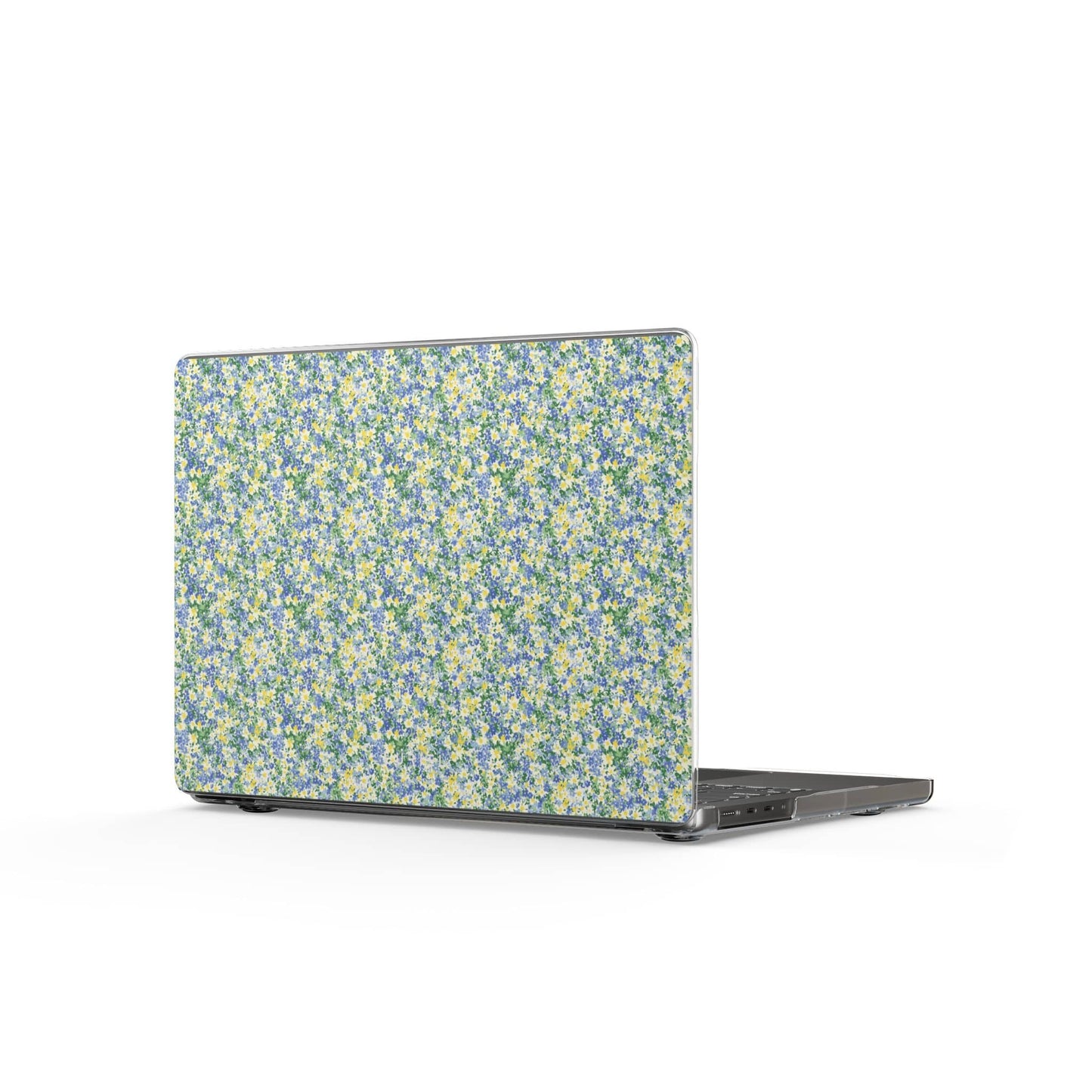 Laptop Sleeve Summer Garden Mediterranean Style Clear MacBook Case Summer Garden Mediterranean Style Clear MacBook Case