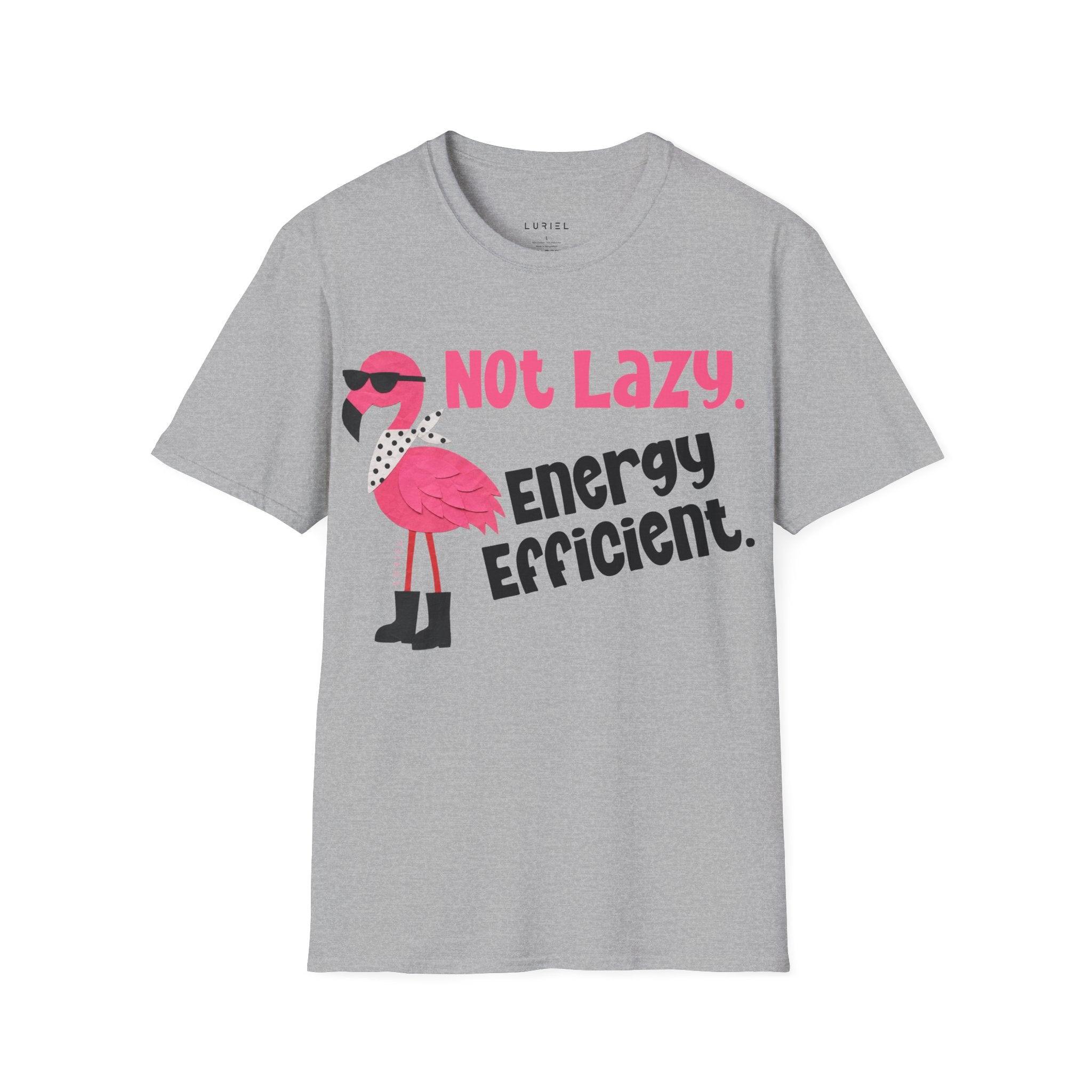 Not Lazy Flamingo T-Shirt