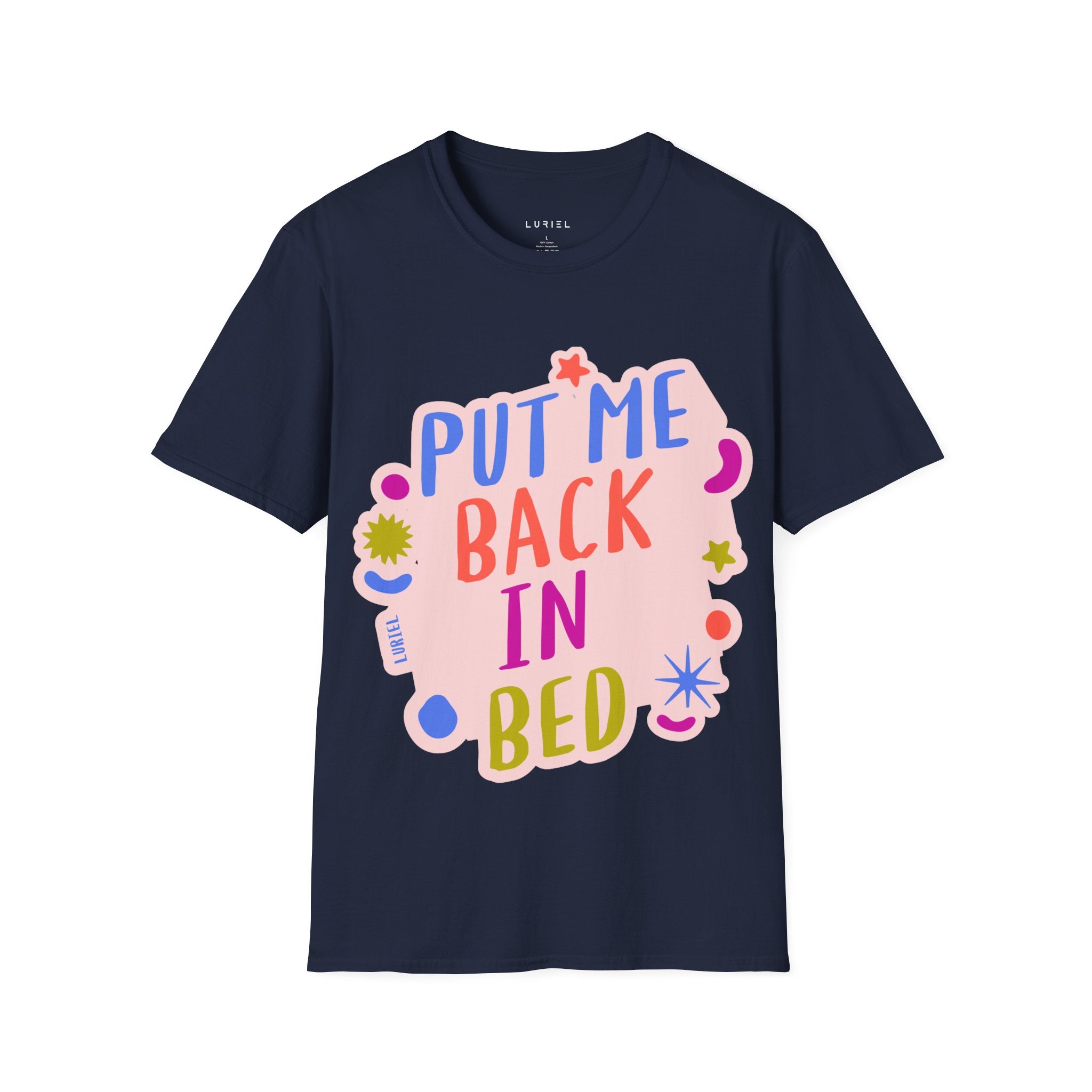 Put Me Back In Bed T-Shirt — Funny Sleepy Graphic Tee