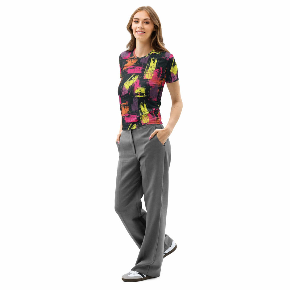 Catwalk Women’s cotton crew neck t-shirt Catwalk Women’s cotton crew neck t-shirt