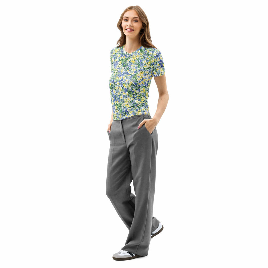 Summer Garden Women’s cotton crew neck t-shirt Summer Garden Women’s cotton crew neck t-shirt
