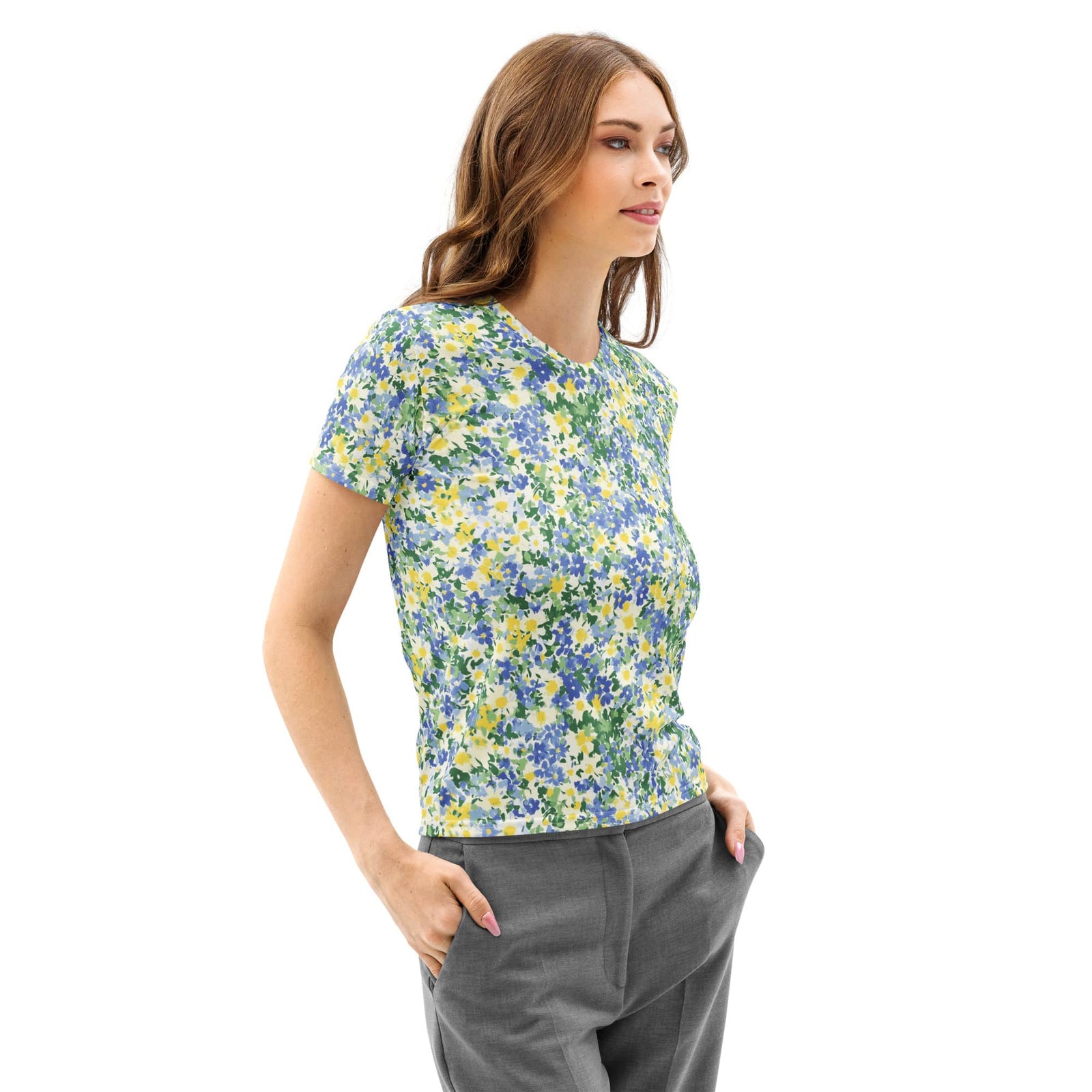 Summer Garden Women’s cotton crew neck t-shirt Summer Garden Women’s cotton crew neck t-shirt