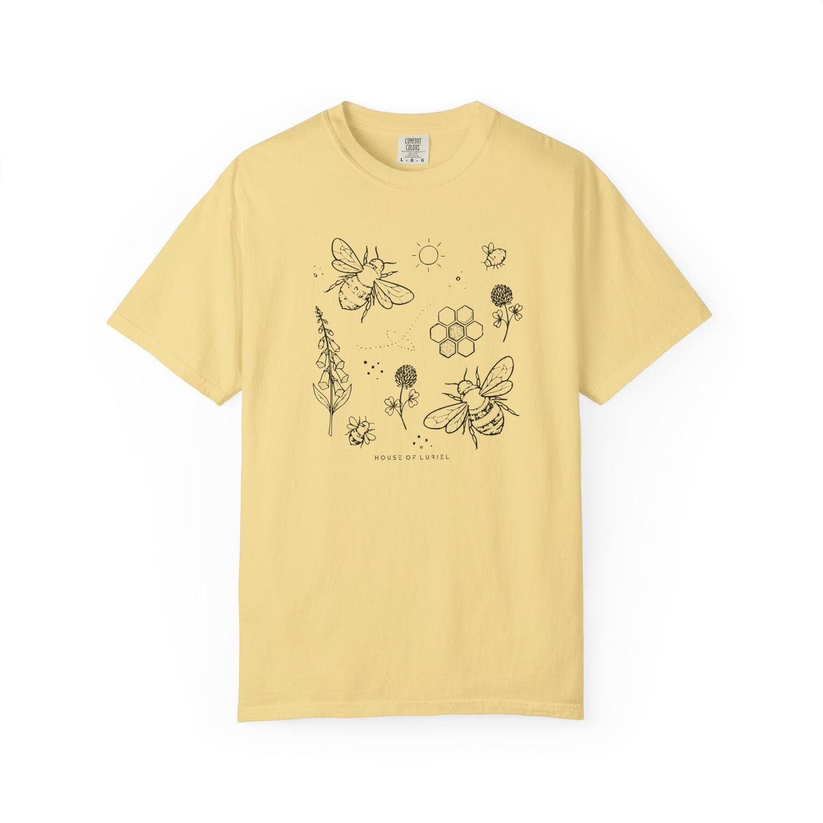 T-Shirt Bees Sketch T-shirt Bees Sketch T-shirt