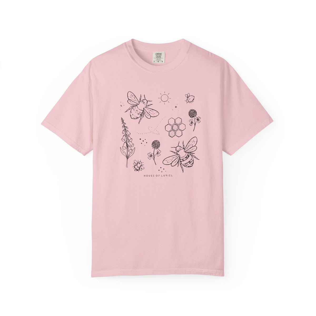 T-Shirt Bees Sketch T-shirt Bees Sketch T-shirt
