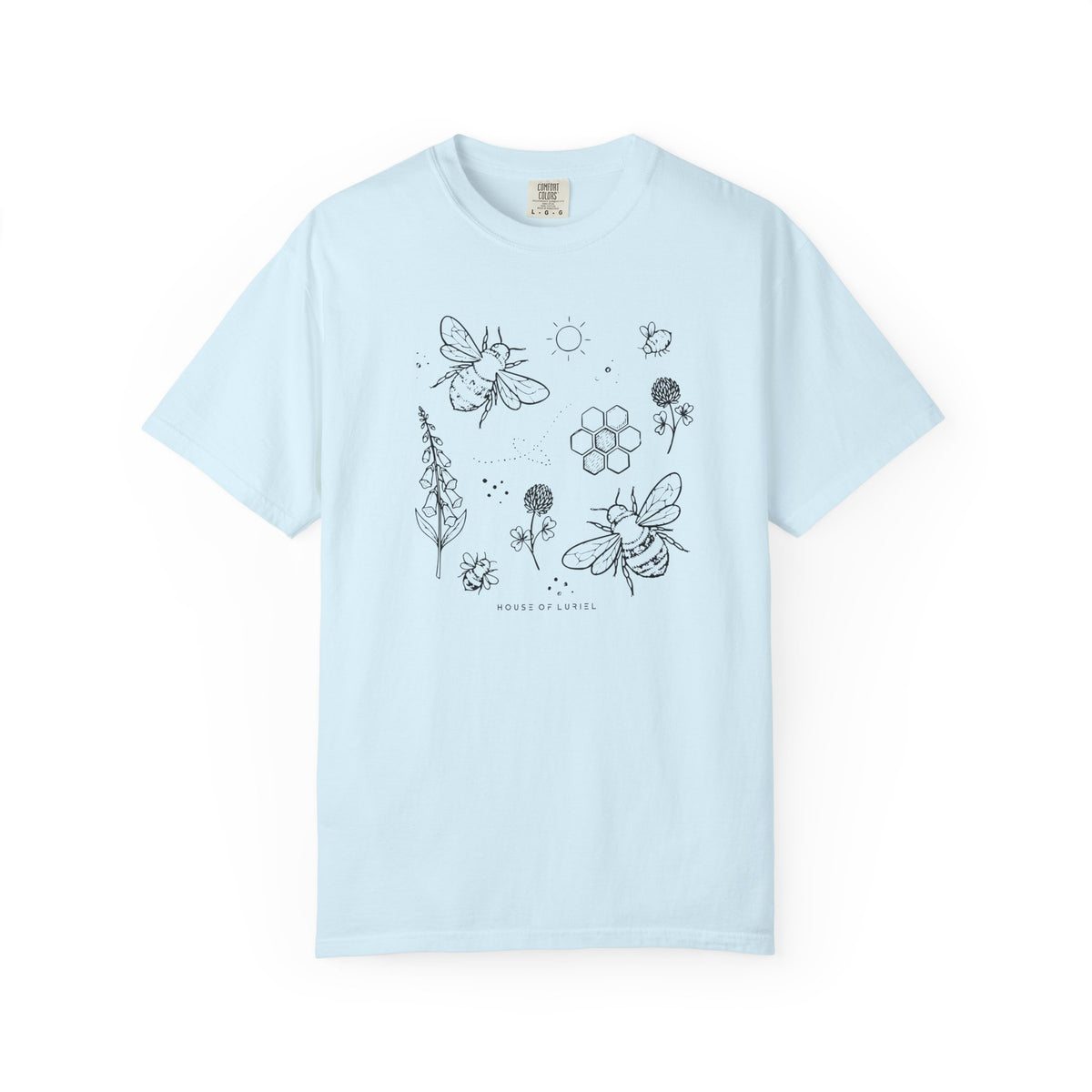 T-Shirt Bees Sketch T-shirt Bees Sketch T-shirt