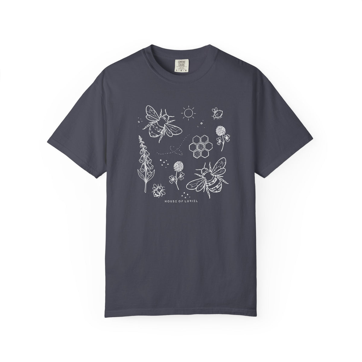 T-Shirt Bees Sketch T-shirt Bees Sketch T-shirt