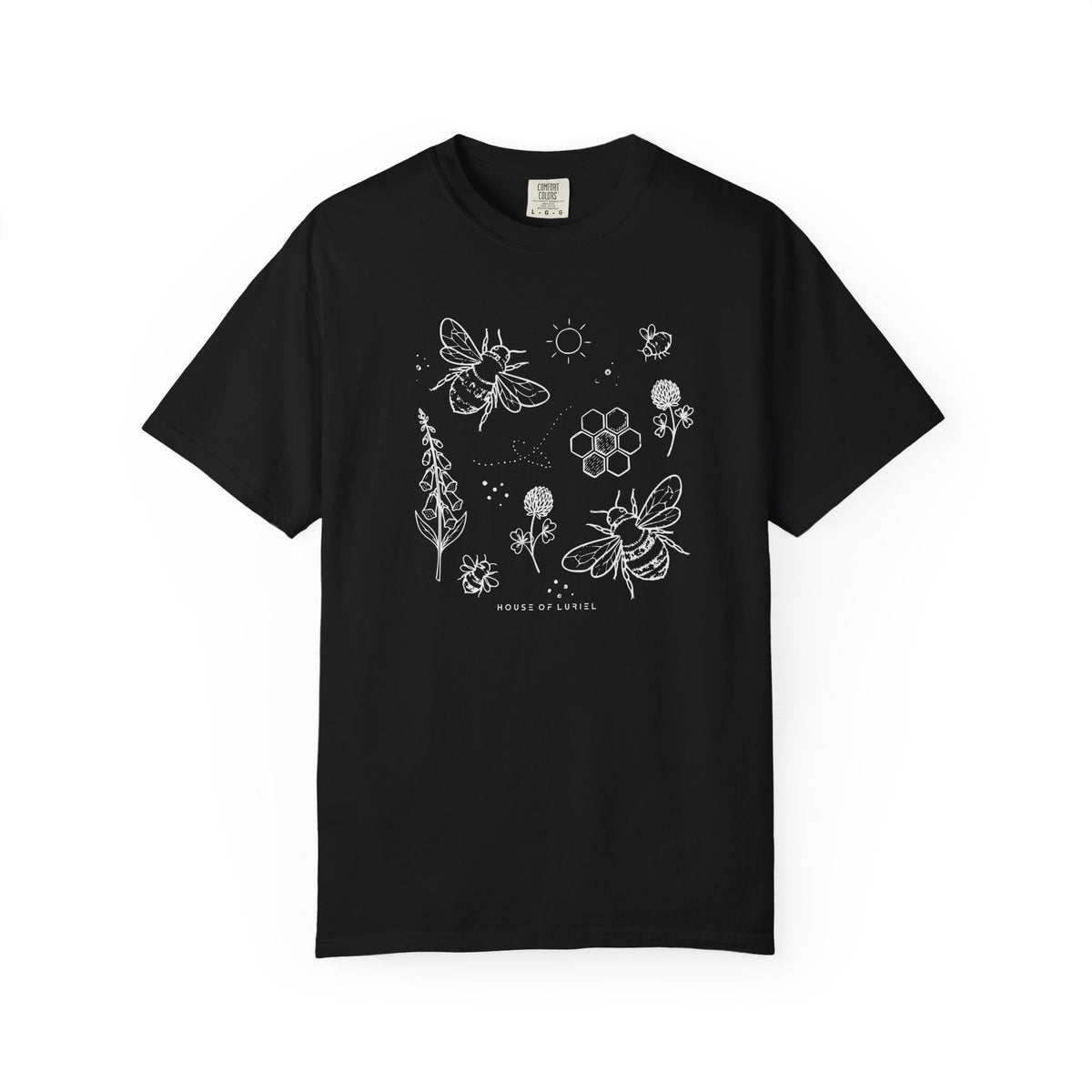 T-Shirt Bees Sketch T-shirt Bees Sketch T-shirt