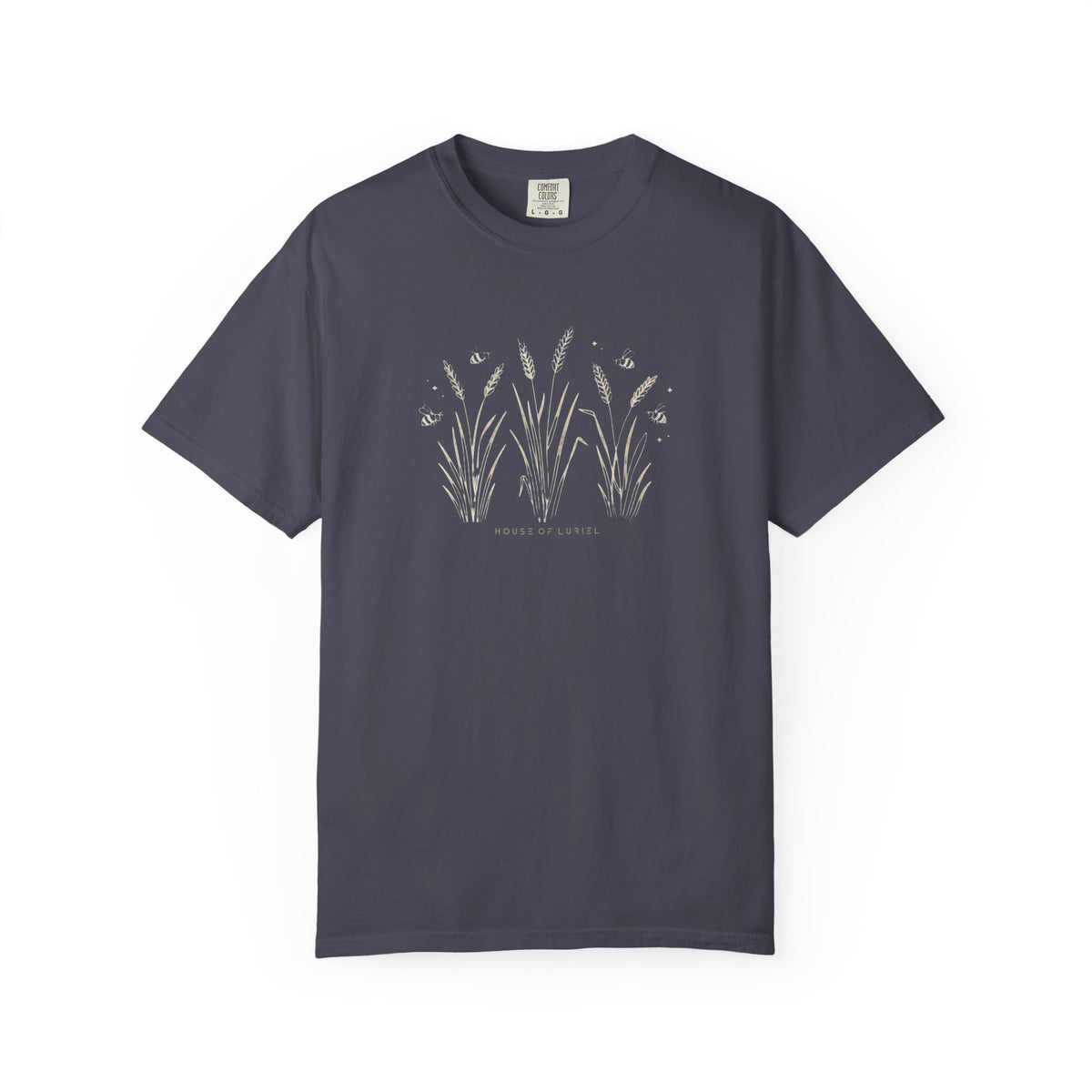 T-Shirt Botanical Meadow With Bees T-Shirt Botanical Meadow With Bees T-Shirt
