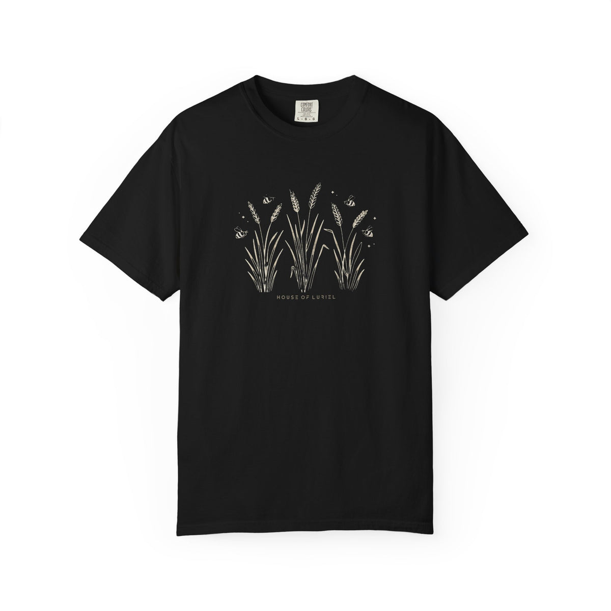 T-Shirt Botanical Meadow With Bees T-Shirt Botanical Meadow With Bees T-Shirt