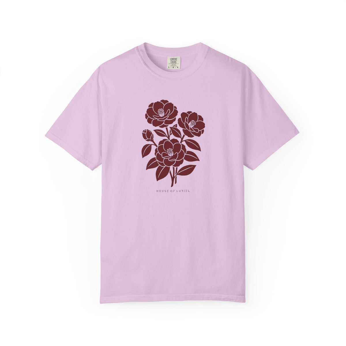 T-Shirt Burgundi Magnolias T-Shirt Burgundi Magnolias T-Shirt
