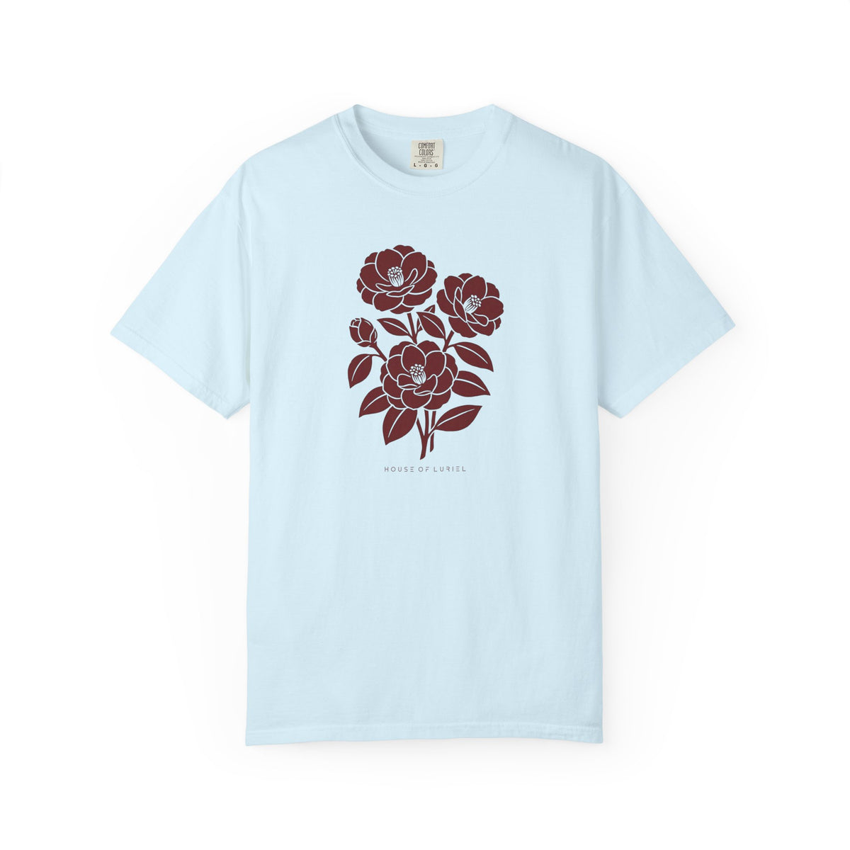 T-Shirt Burgundi Magnolias T-Shirt Burgundi Magnolias T-Shirt