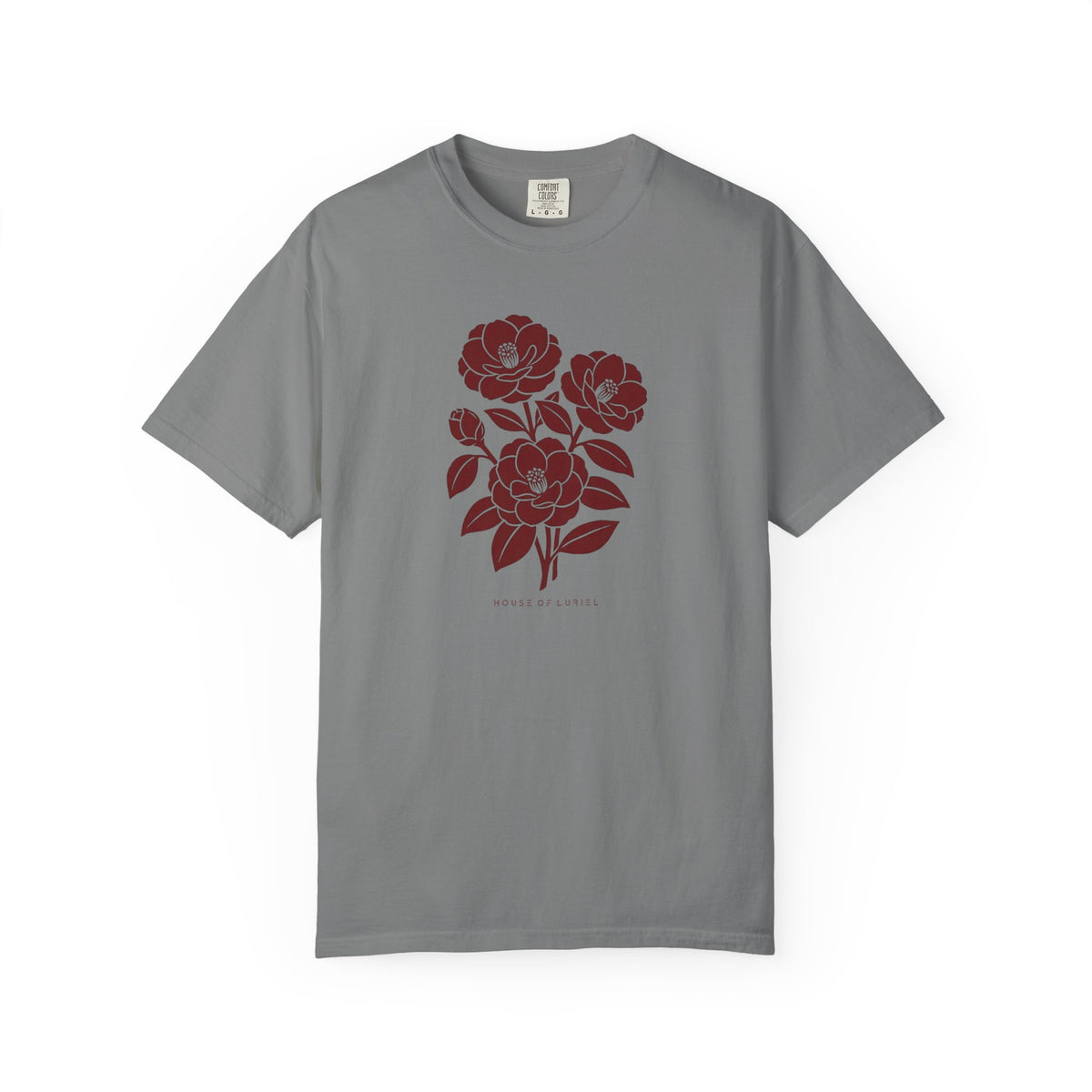 T-Shirt Burgundi Magnolias T-Shirt Burgundi Magnolias T-Shirt