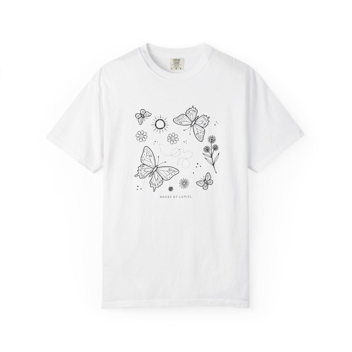 T-Shirt Butterfly Sketch T-Shirt Butterfly Sketch T-Shirt
