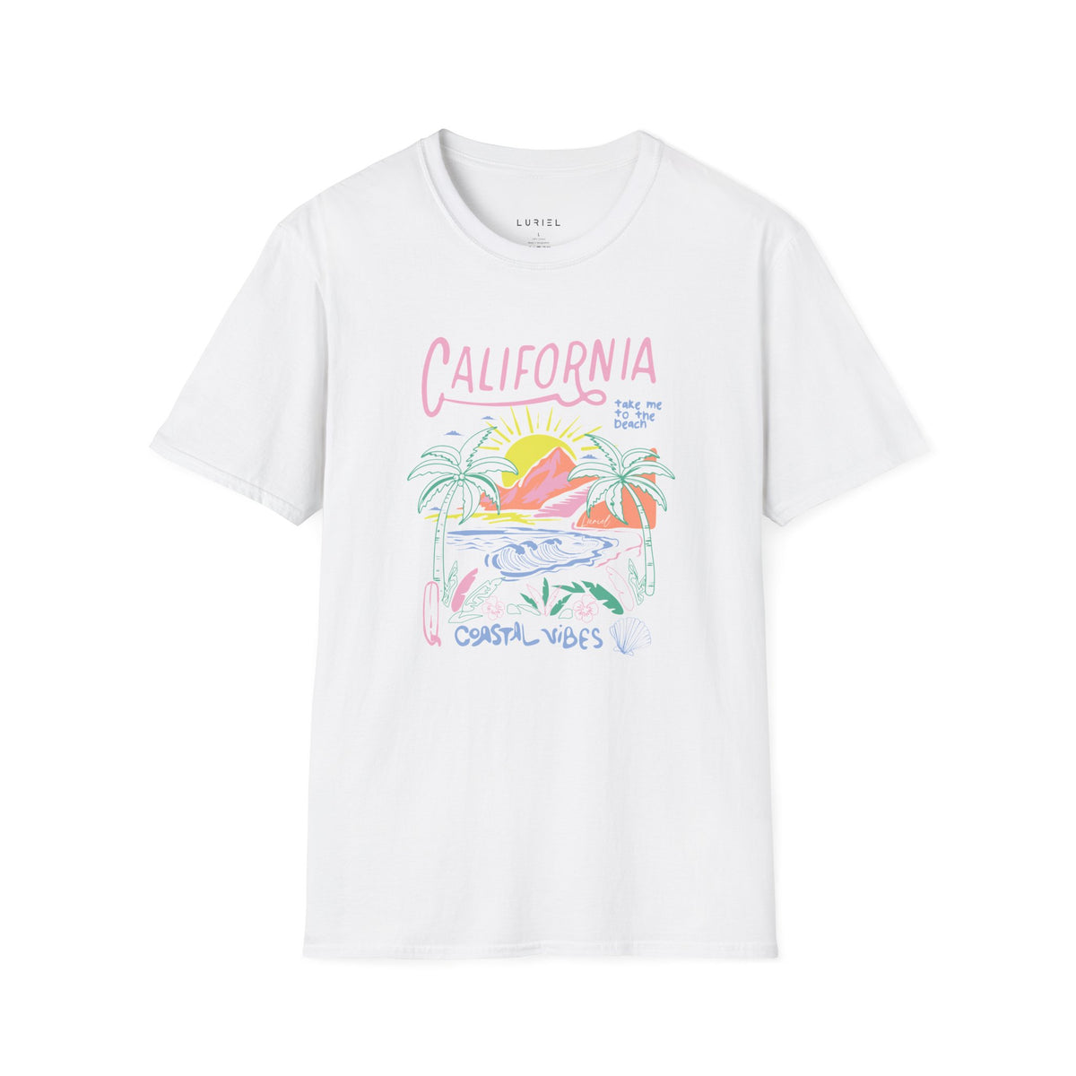 T-Shirt California Coastal Vibes T-Shirt California Coastal Vibes T-Shirt
