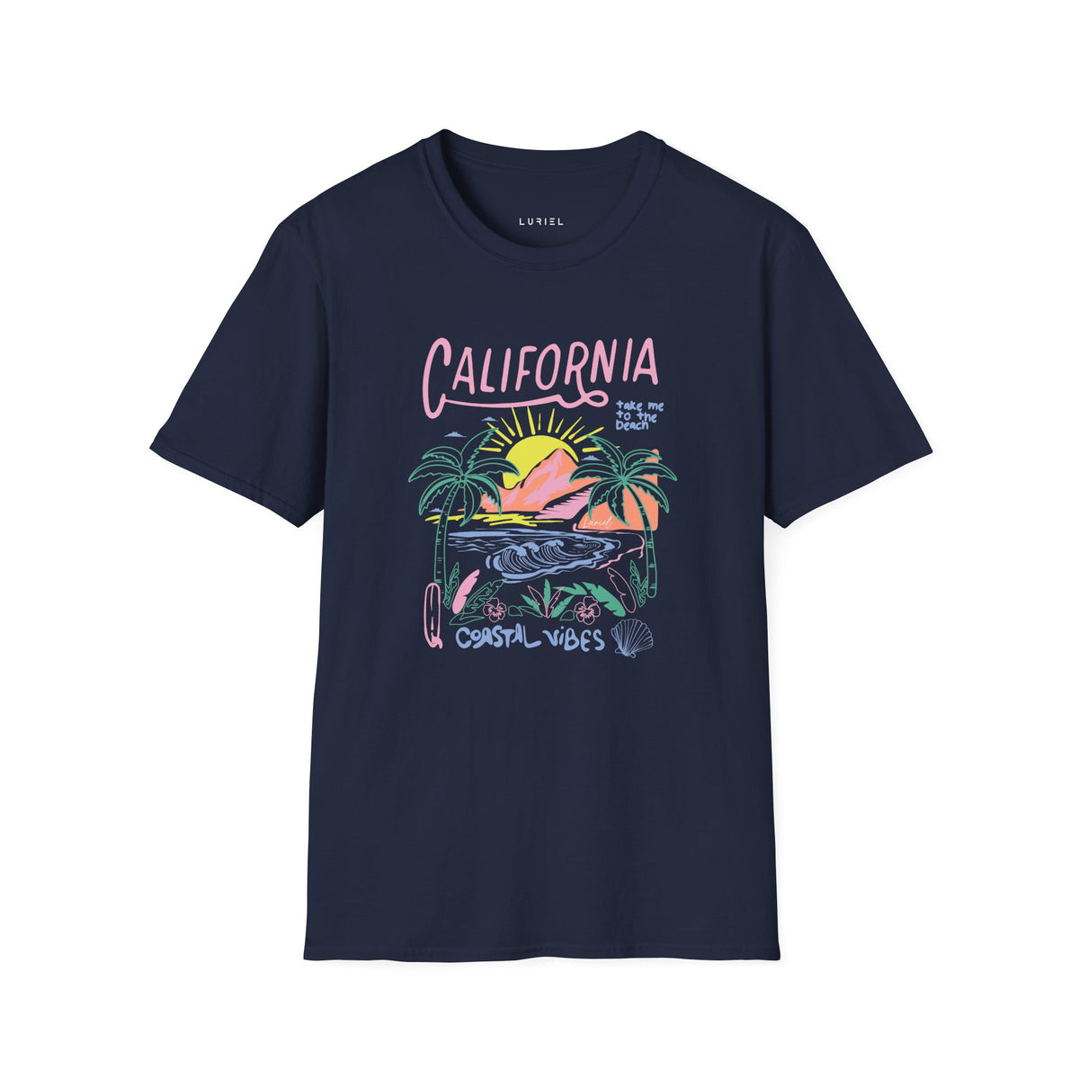 T-Shirt California Coastal Vibes T-Shirt California Coastal Vibes T-Shirt