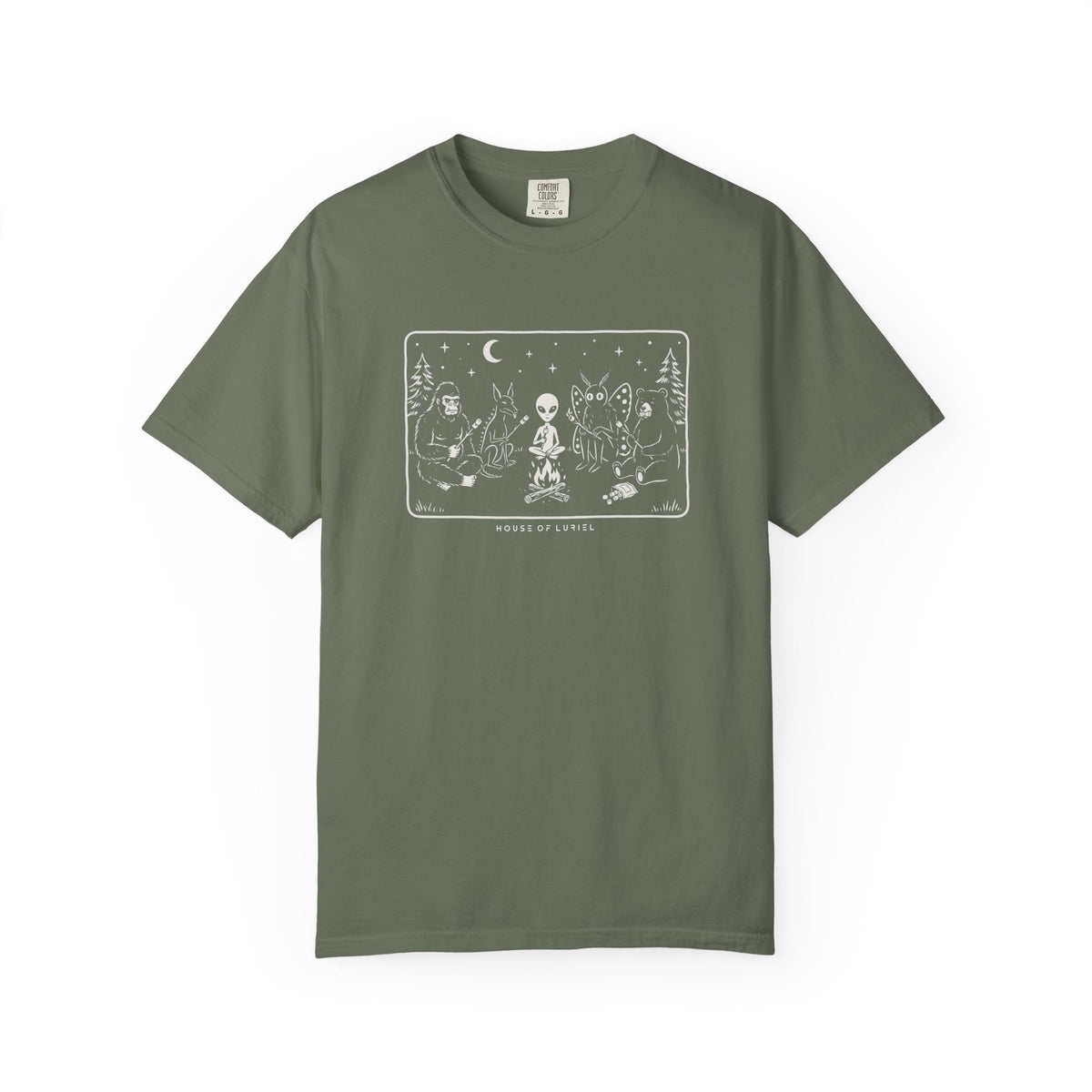 T-Shirt Cryptid Campfire T-Shirt Cryptid Campfire T-Shirt