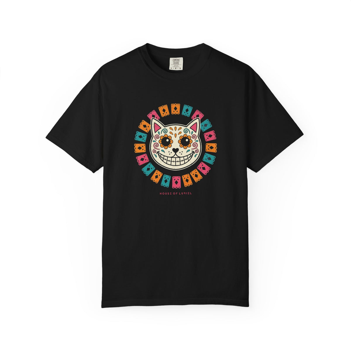 T-Shirt Day of the Dead Cat T-Shirt Day of the Dead Cat T-Shirt