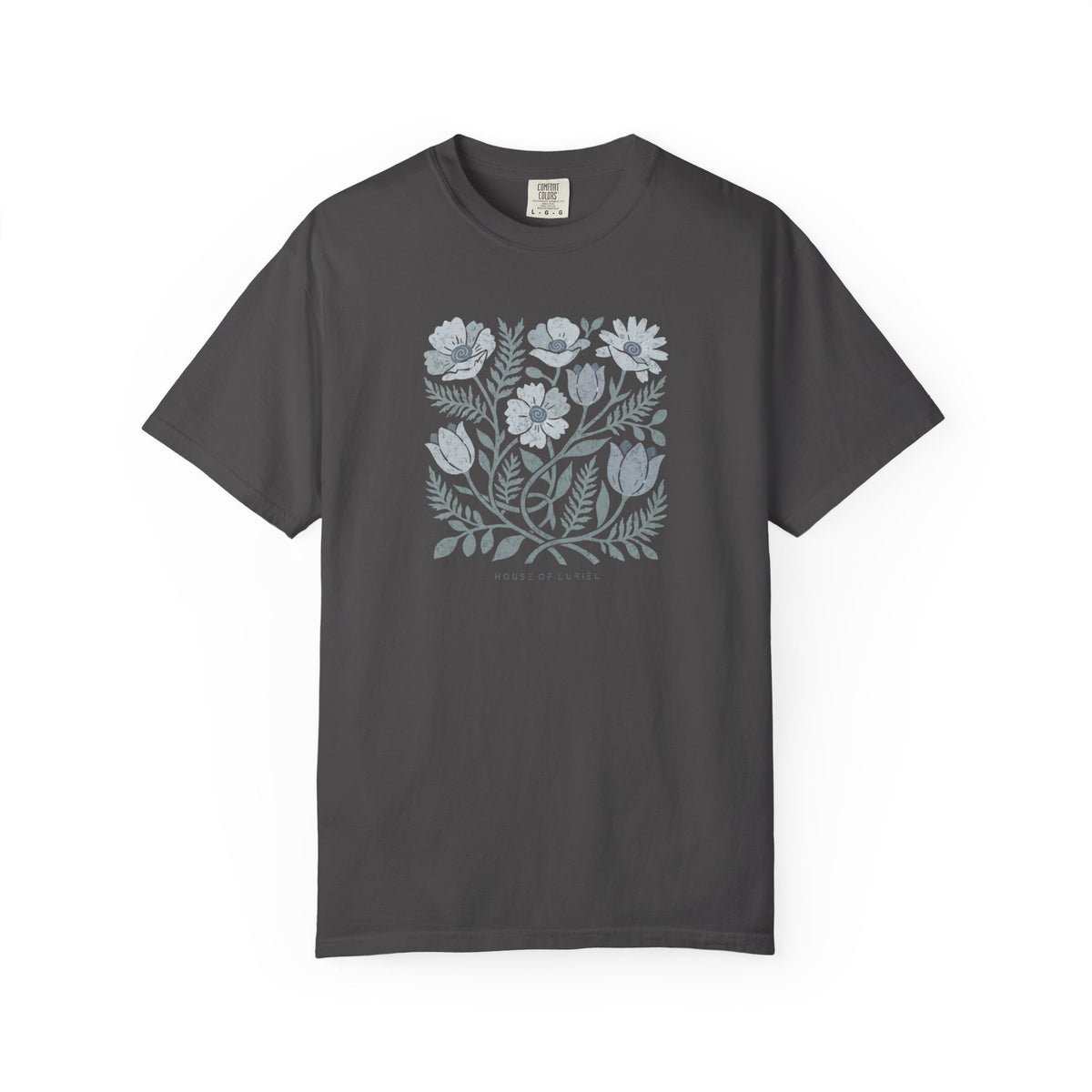 T-Shirt Floral Art Square Print T-Shirt Floral Art Square Print T-Shirt