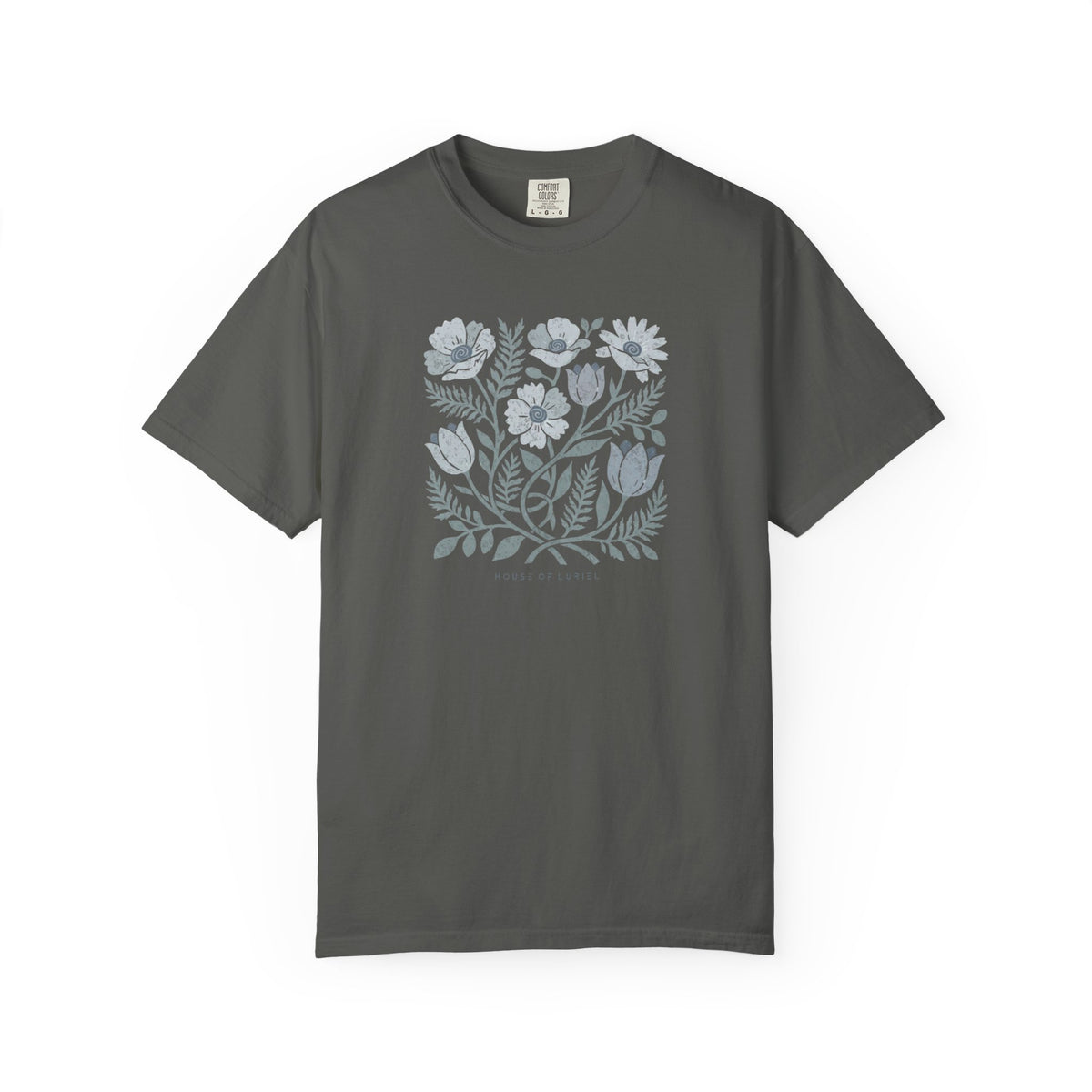T-Shirt Floral Art Square Print T-Shirt Floral Art Square Print T-Shirt