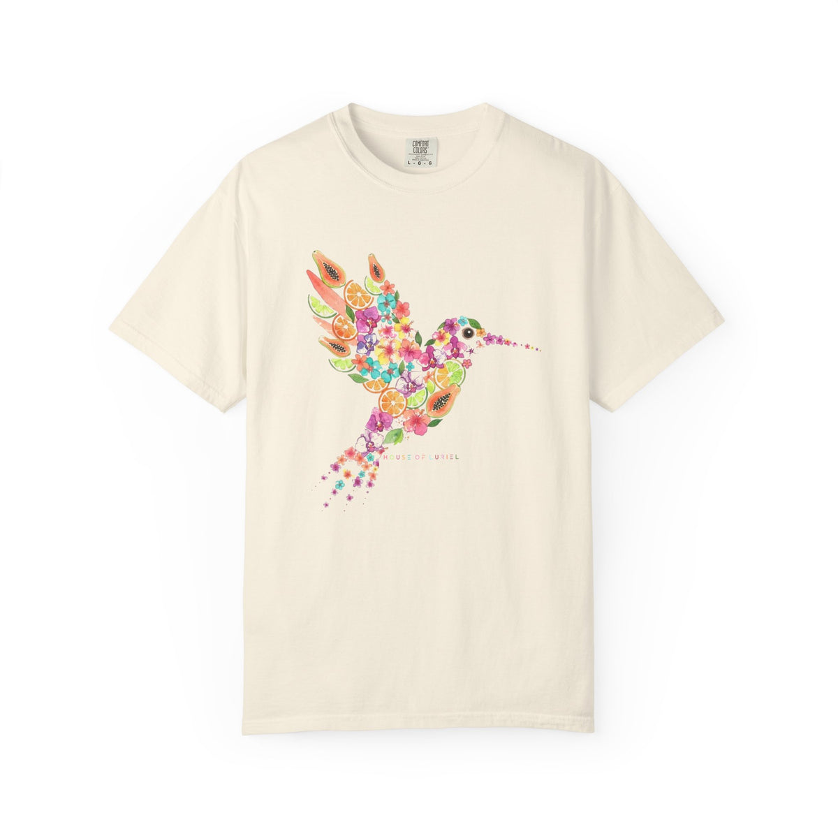 T-Shirt Floral Hummingbird T-shirt Floral Hummingbird T-shirt