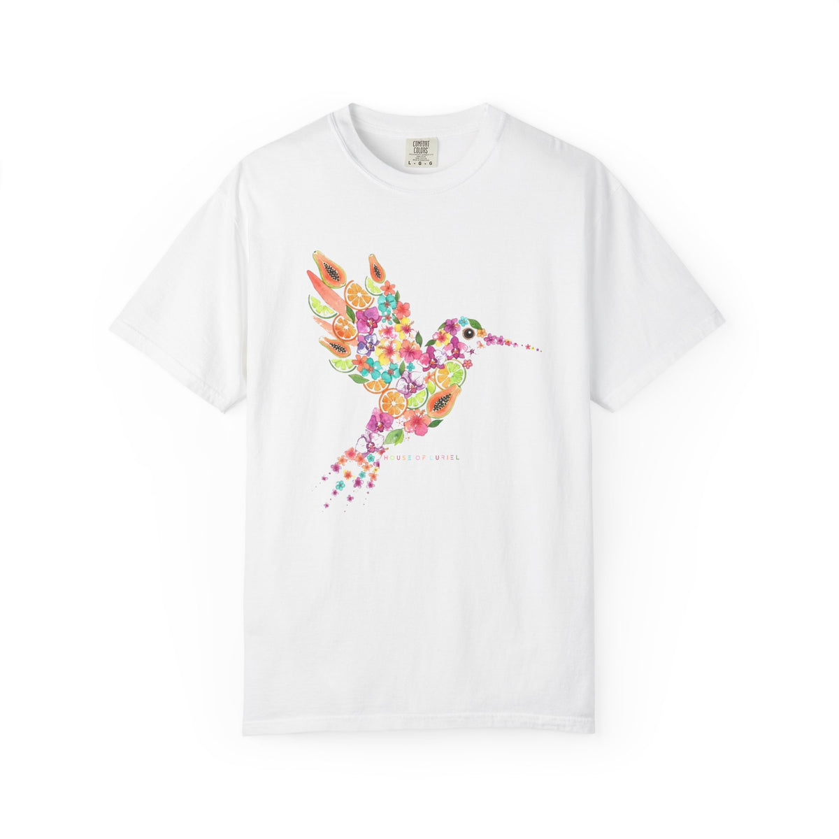T-Shirt Floral Hummingbird T-shirt Floral Hummingbird T-shirt