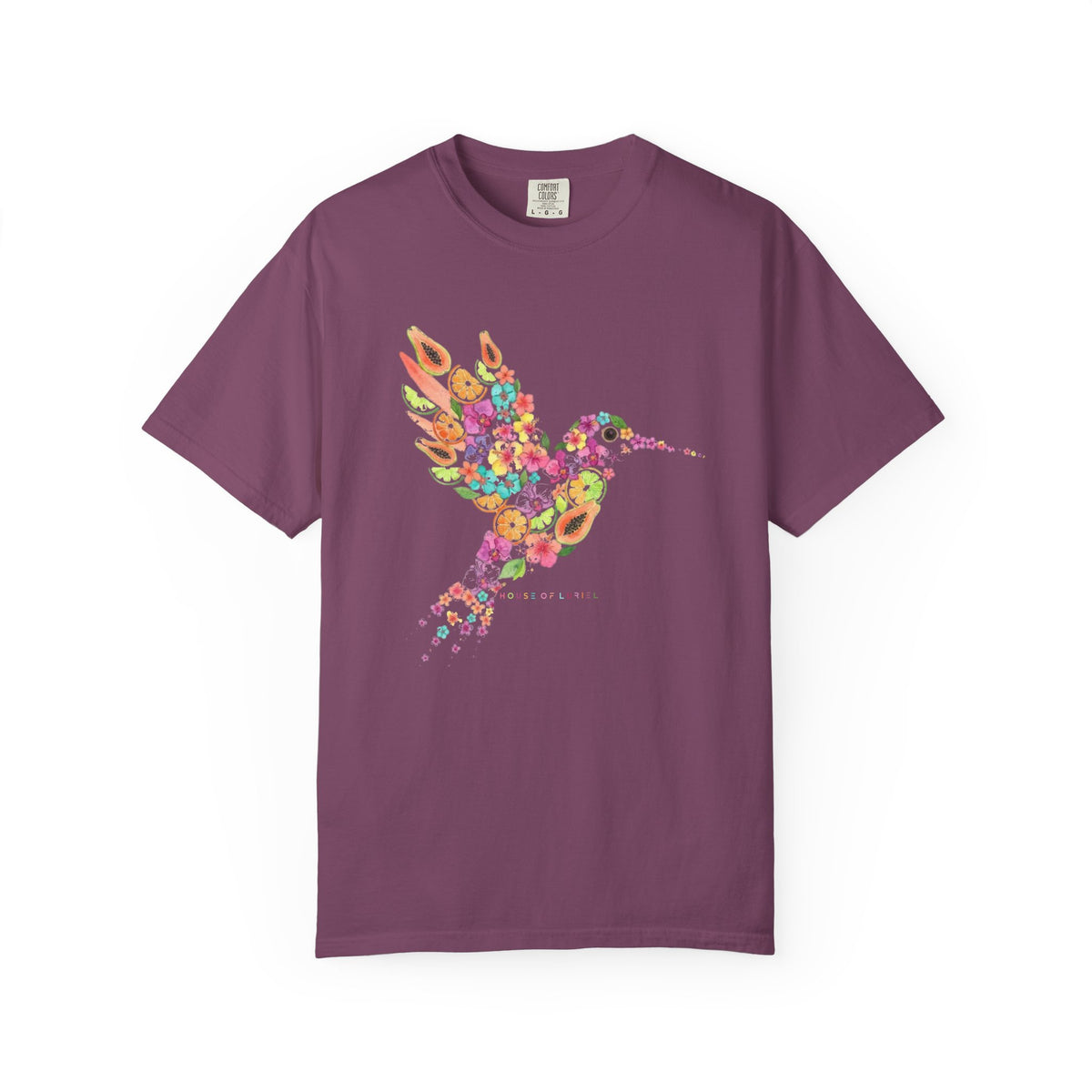 T-Shirt Floral Hummingbird T-shirt Floral Hummingbird T-shirt