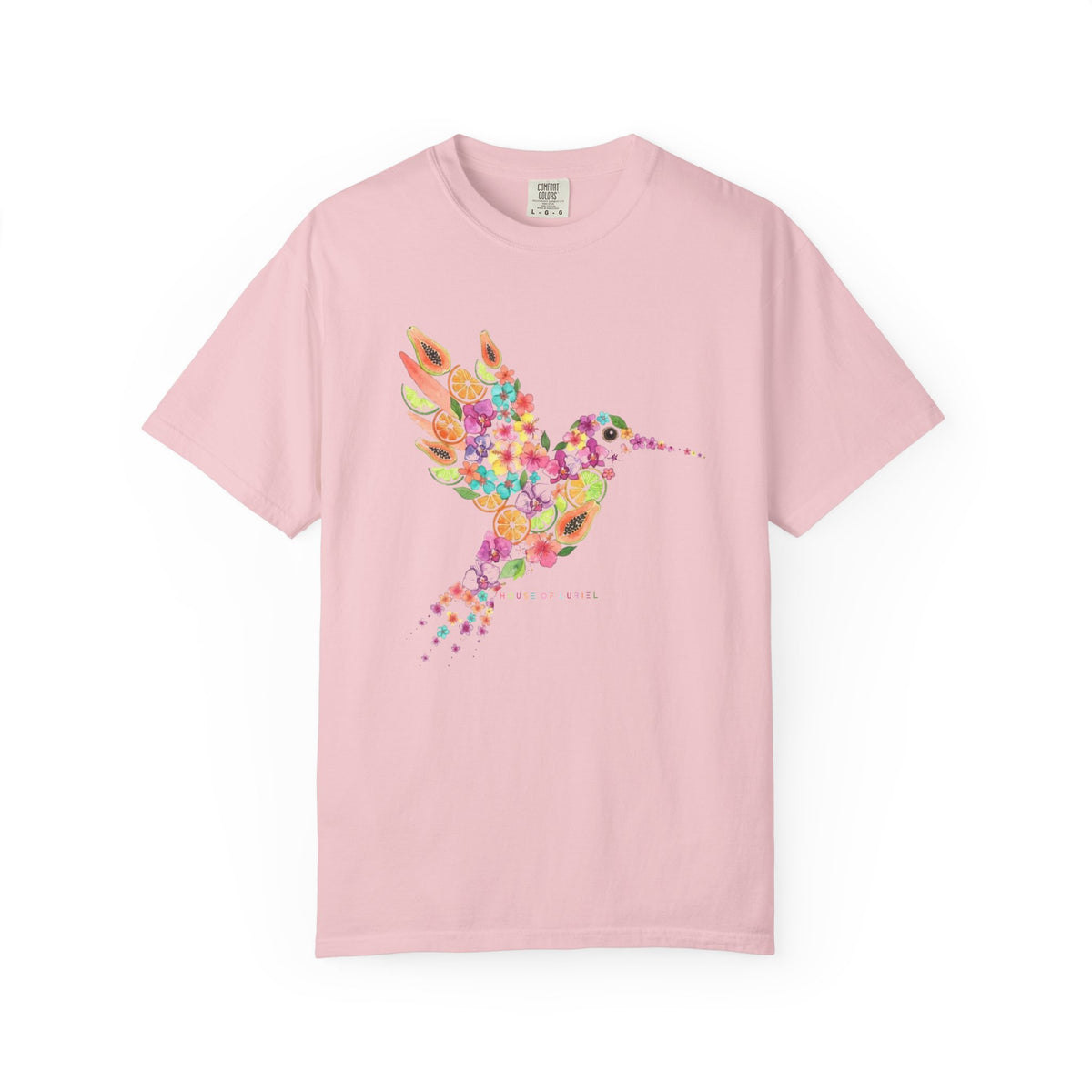 T-Shirt Floral Hummingbird T-shirt Floral Hummingbird T-shirt