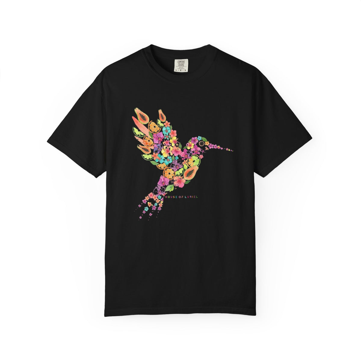 T-Shirt Floral Hummingbird T-shirt Floral Hummingbird T-shirt