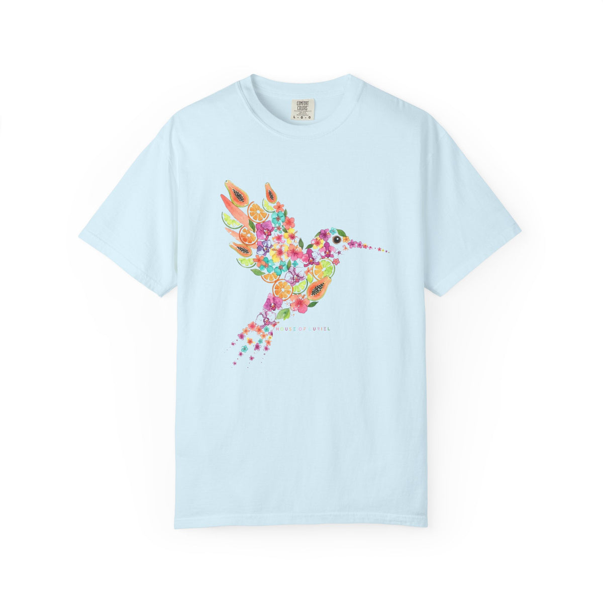 T-Shirt Floral Hummingbird T-shirt Floral Hummingbird T-shirt