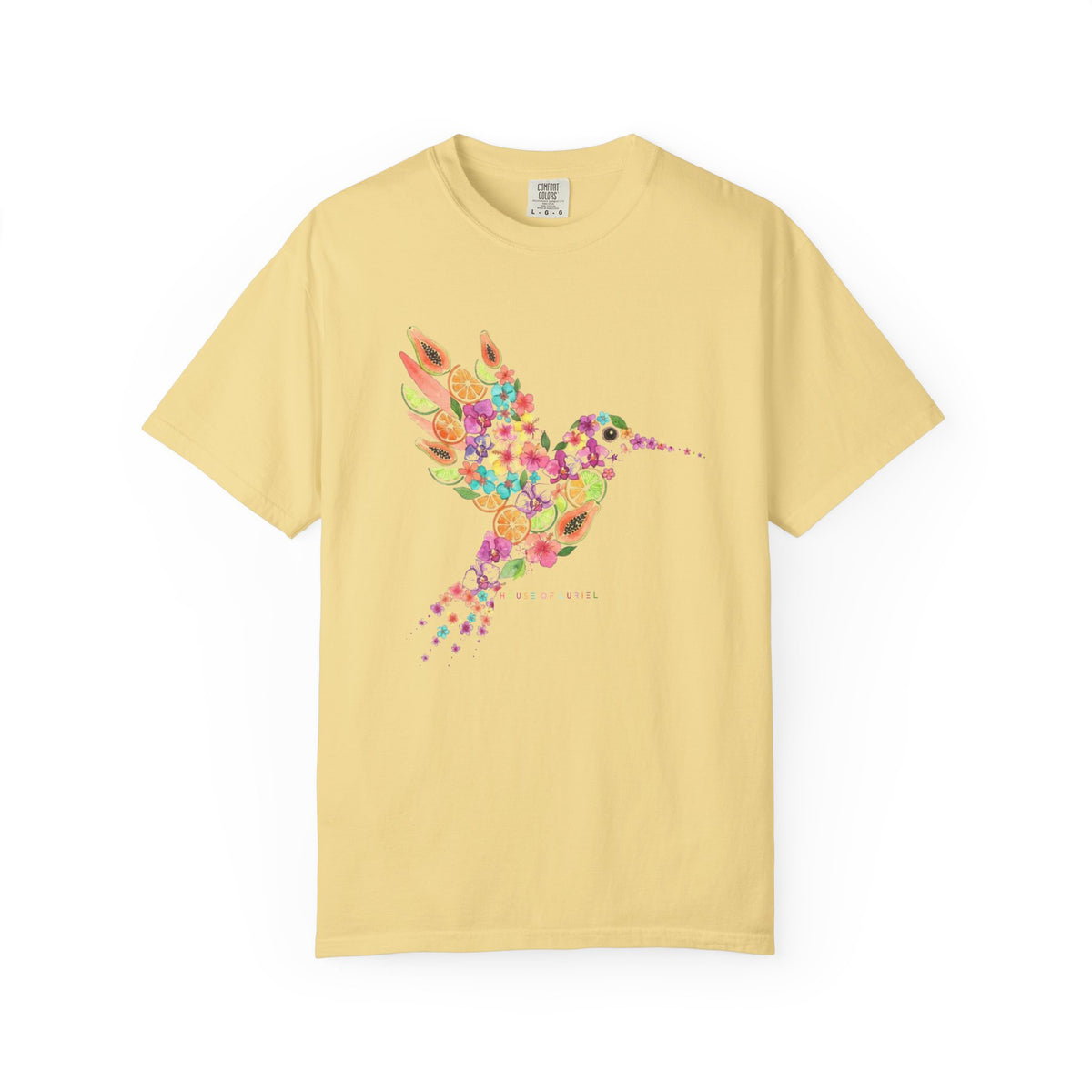 T-Shirt Floral Hummingbird T-shirt Floral Hummingbird T-shirt