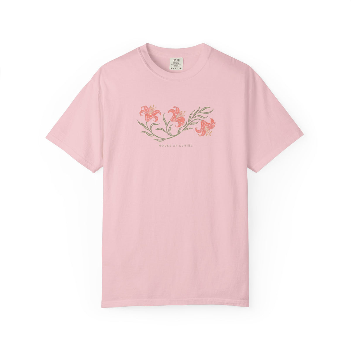 T-Shirt Floral Lily Vine T-Shirt Floral Lily Vine T-Shirt