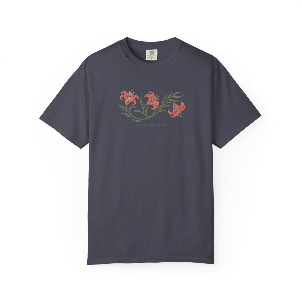 T-Shirt Floral Lily Vine T-Shirt Floral Lily Vine T-Shirt