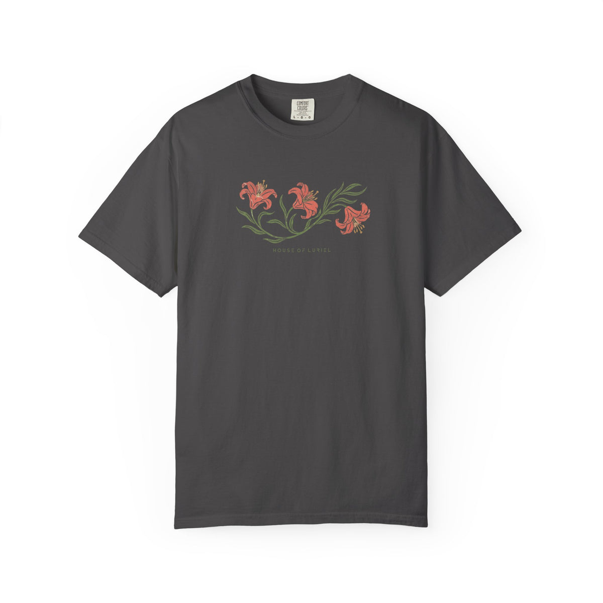 T-Shirt Floral Lily Vine T-Shirt Floral Lily Vine T-Shirt