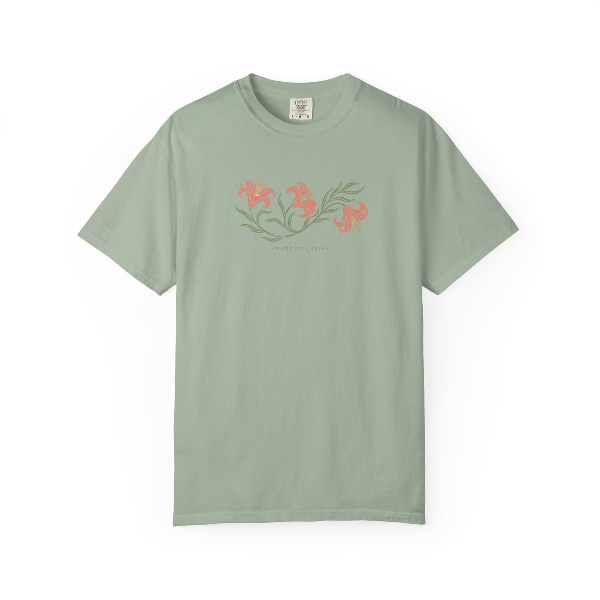 T-Shirt Floral Lily Vine T-Shirt Floral Lily Vine T-Shirt