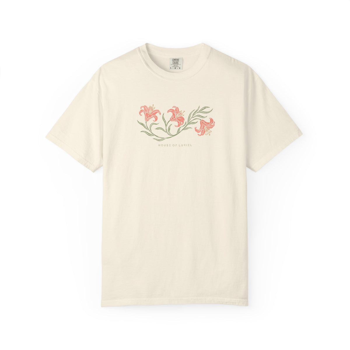T-Shirt Floral Lily Vine T-Shirt Floral Lily Vine T-Shirt