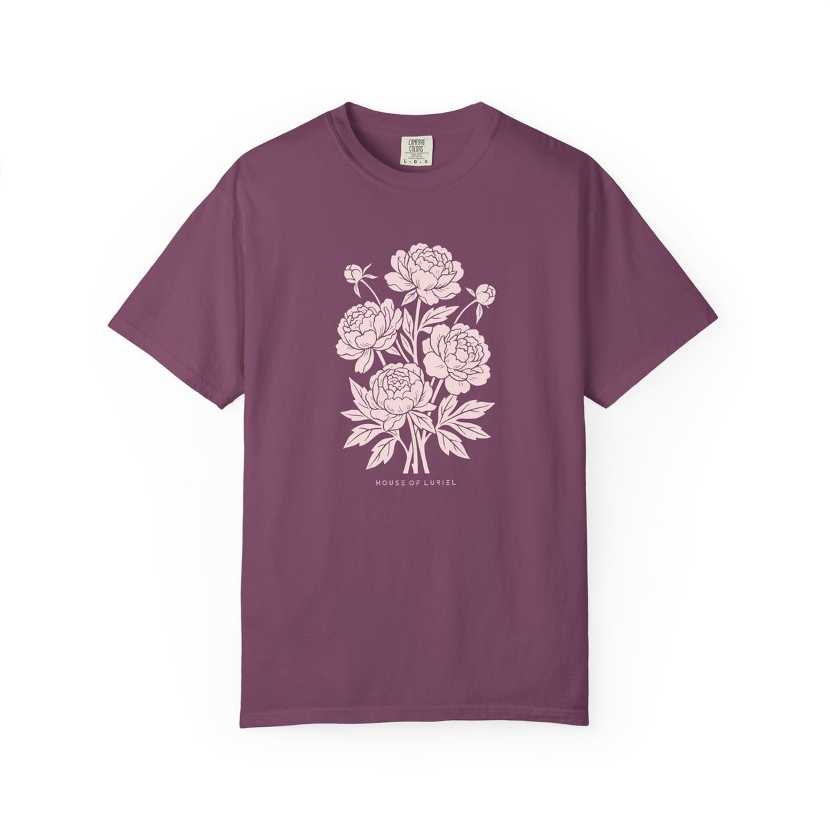 T-Shirt Floral Peony Bouquet T-Shirt Floral Peony Bouquet T-Shirt