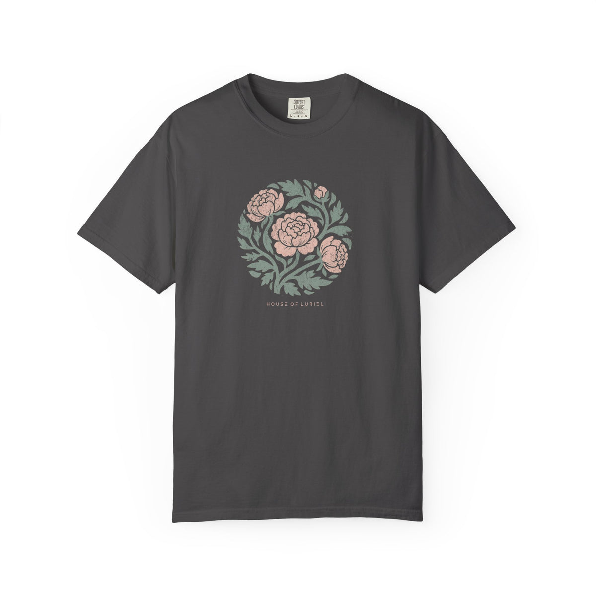 T-Shirt Floral Peony Circle T-Shirt Floral Peony Circle T-Shirt