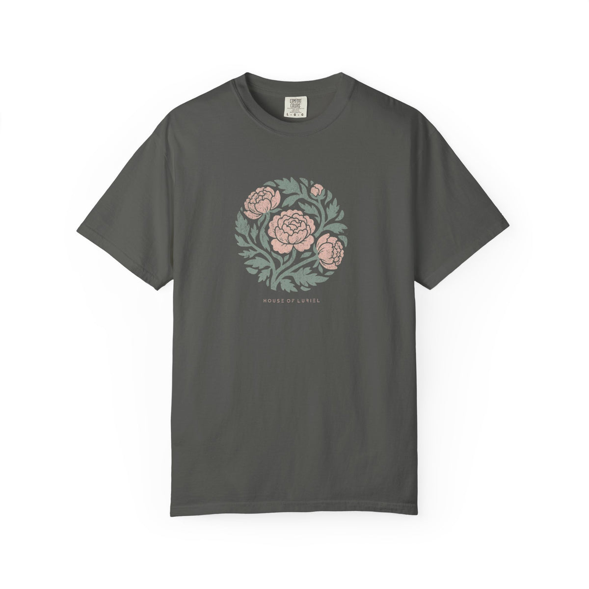 T-Shirt Floral Peony Circle T-Shirt Floral Peony Circle T-Shirt