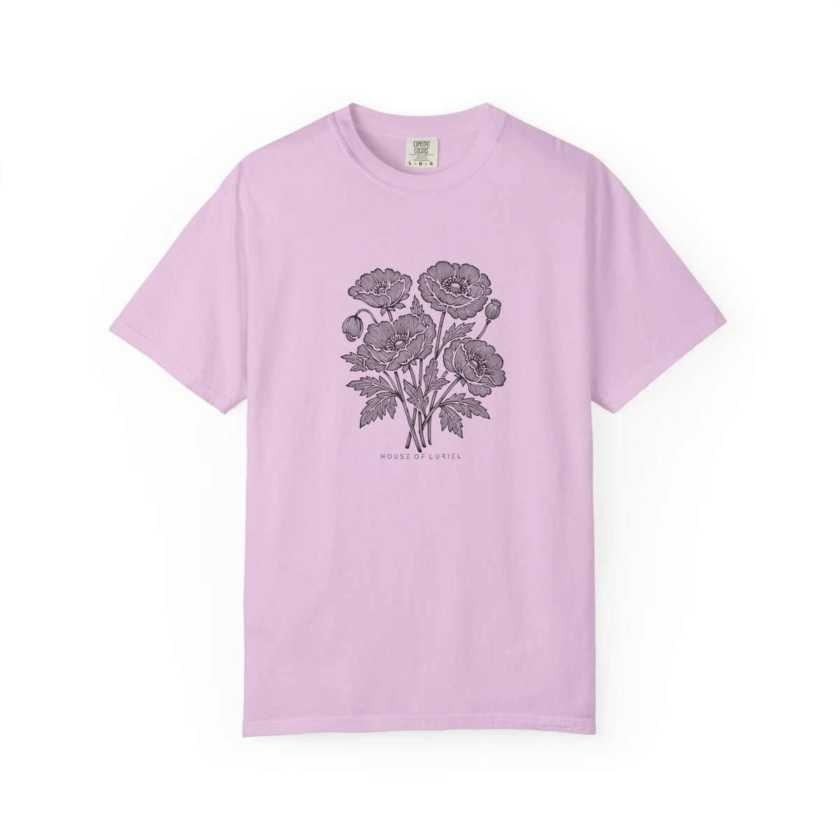 T-Shirt Floral Poppy Bouquet T-Shirt Floral Poppy Bouquet T-Shirt