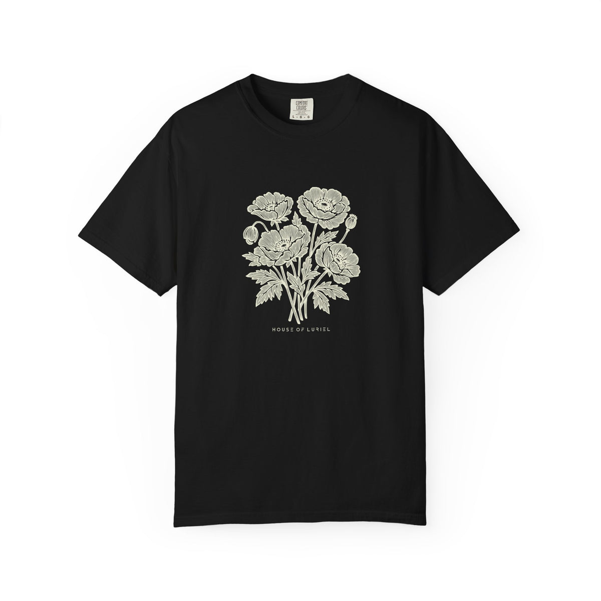 T-Shirt Floral Poppy Bouquet T-Shirt Floral Poppy Bouquet T-Shirt