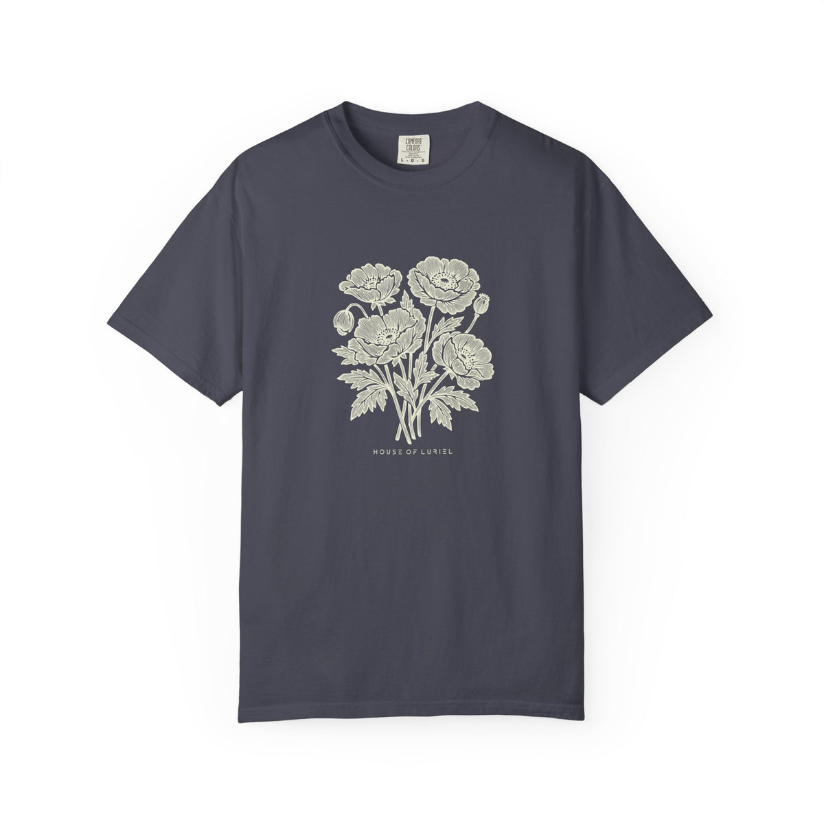 T-Shirt Floral Poppy Bouquet T-Shirt Floral Poppy Bouquet T-Shirt